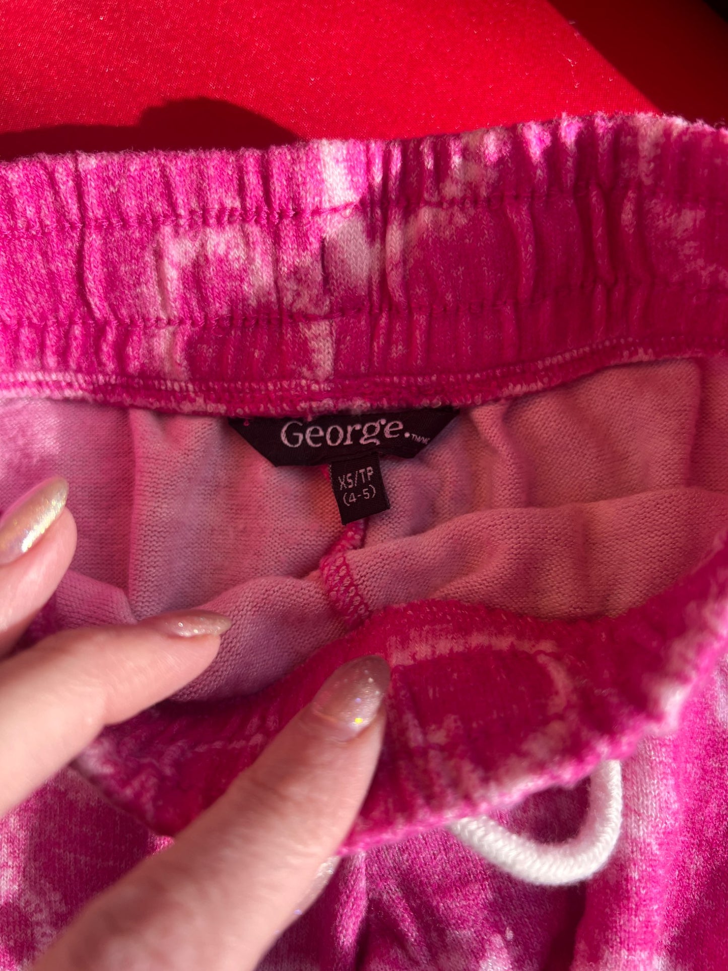 Girl’s Heart Pajama Pants, Kids 4/4T
