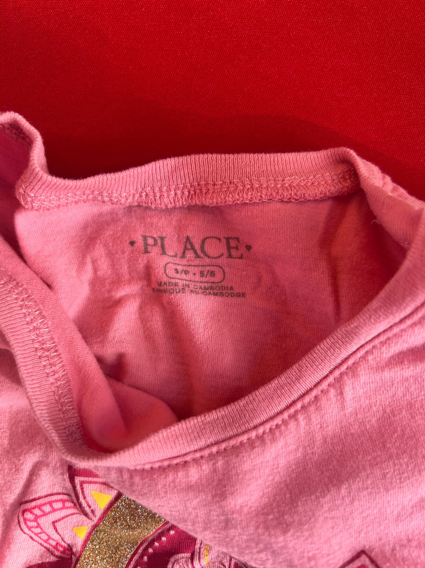 Girl’s Peace Shirt , Kids 5/5T