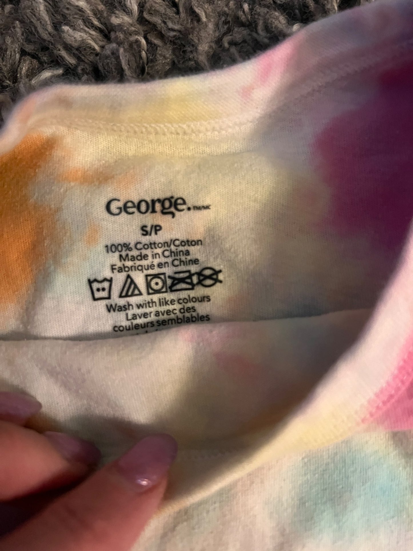 Girl’s Tie Dye Shirt, Kids 5/5T