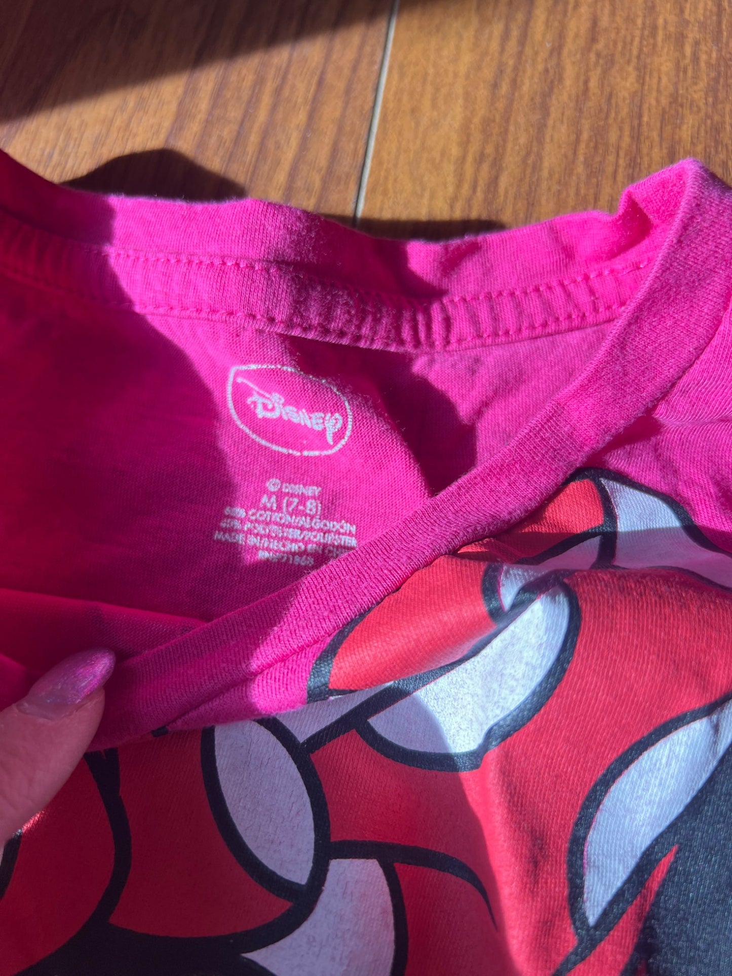 Girl’s Minnie Mouse Crop Top , Kids 7