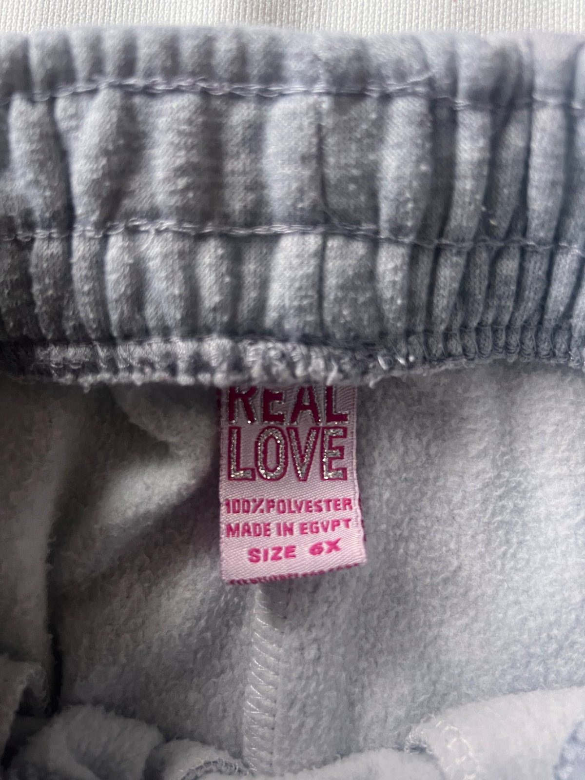 Girl’s Light Grey Jogger Sweats, Kids 6/6X
