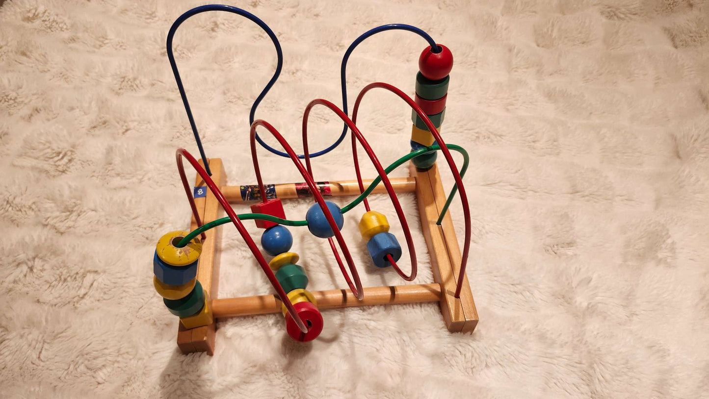 Wooden Bead Maze Toy