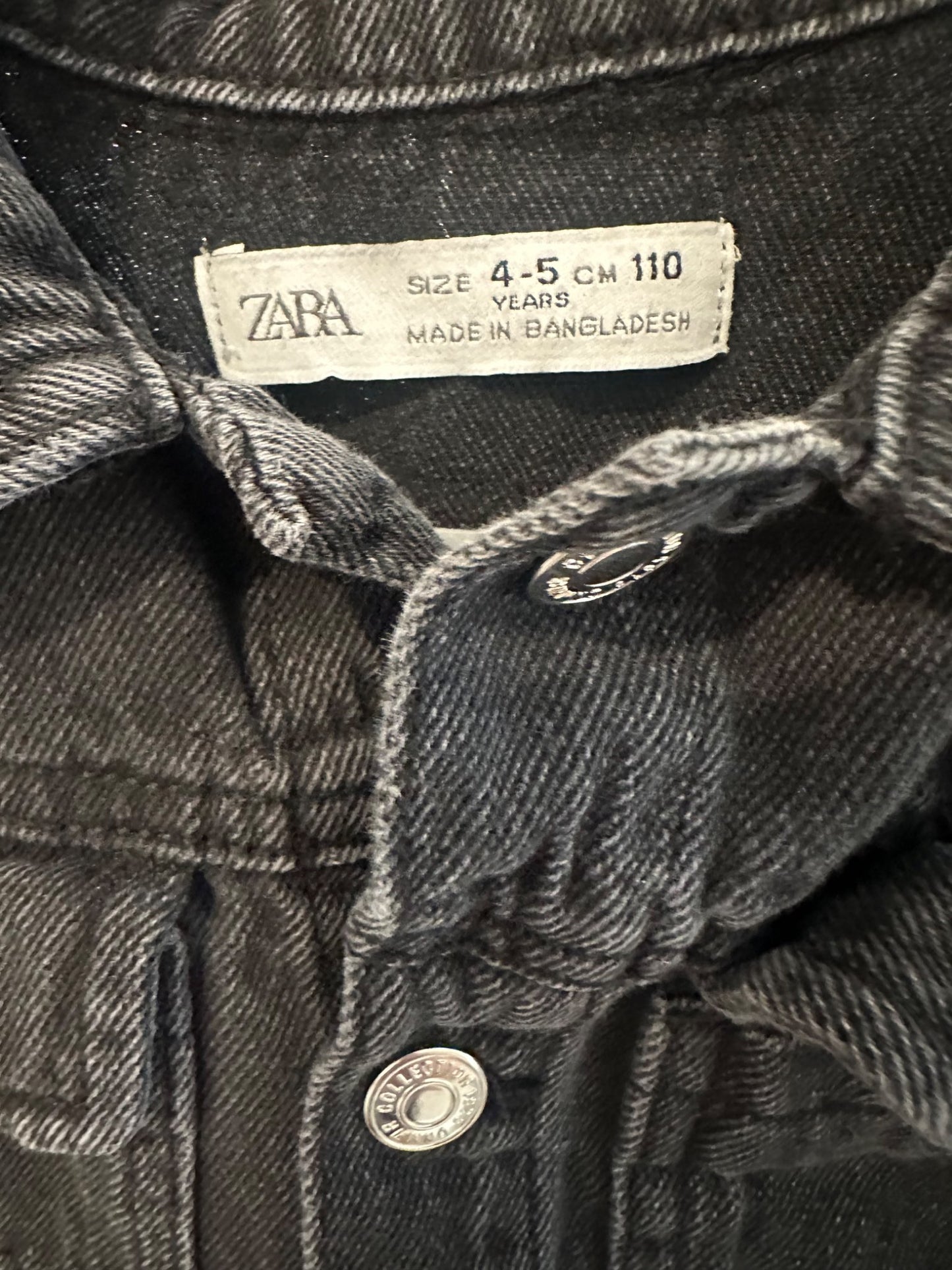 Zara Denim Jumpsuit 4-5 Year, Kids 4/4T