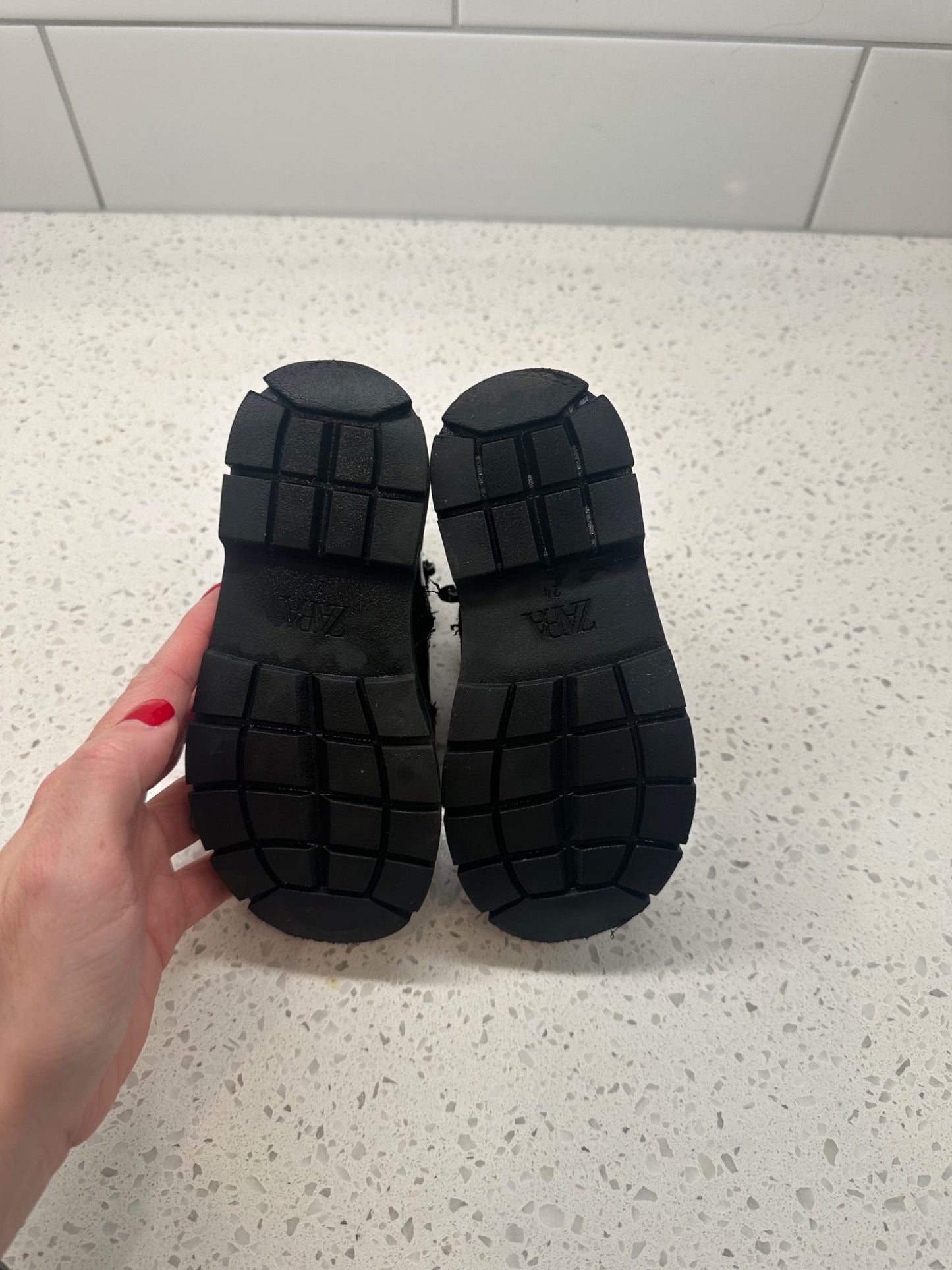 Zara Black Boots Size 24