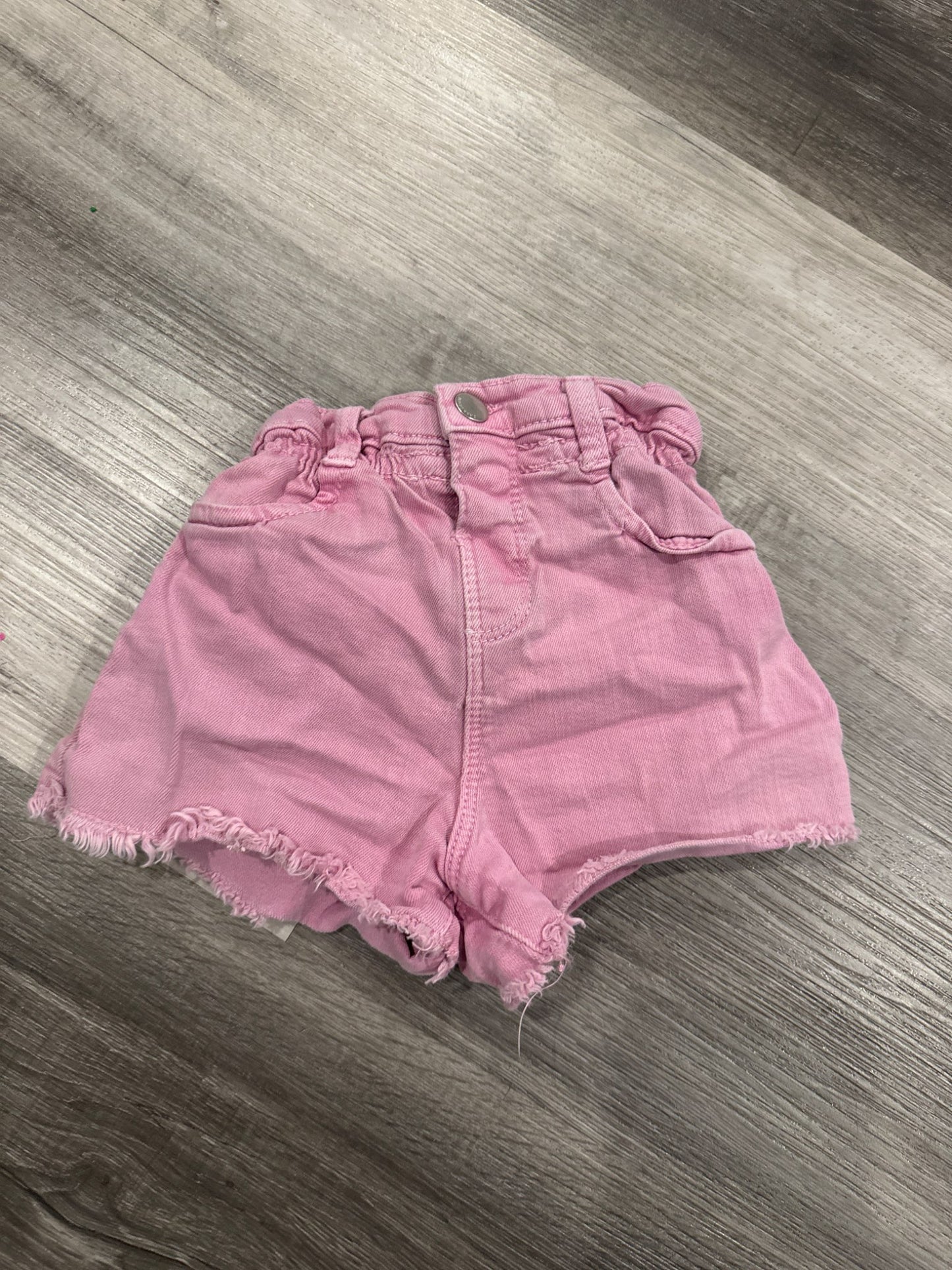 Zara pink denim shorts 2-3 years, Kids 2T