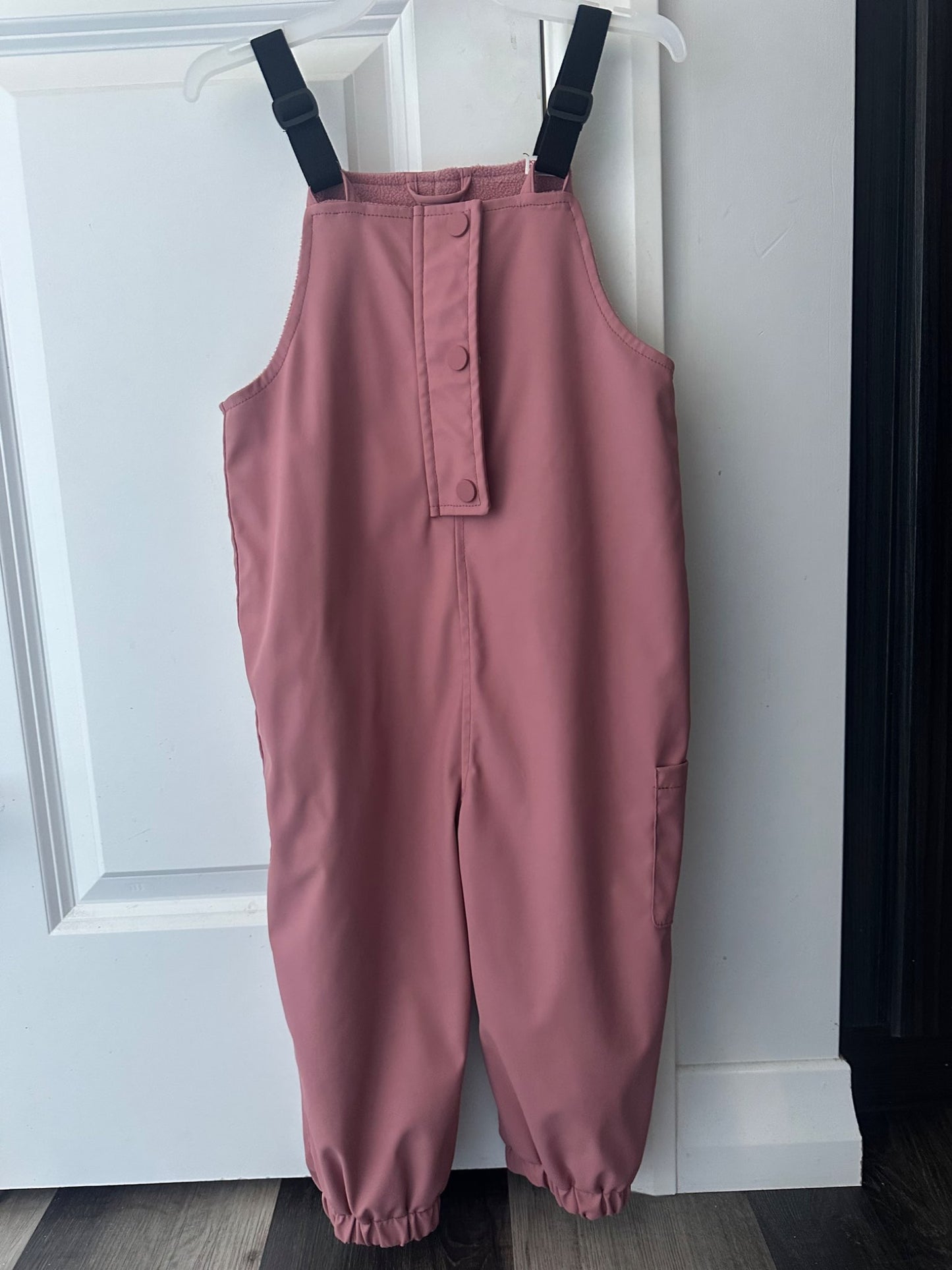 Zara Pink Rubber Rain Pants 2-3 years, Kids 2T