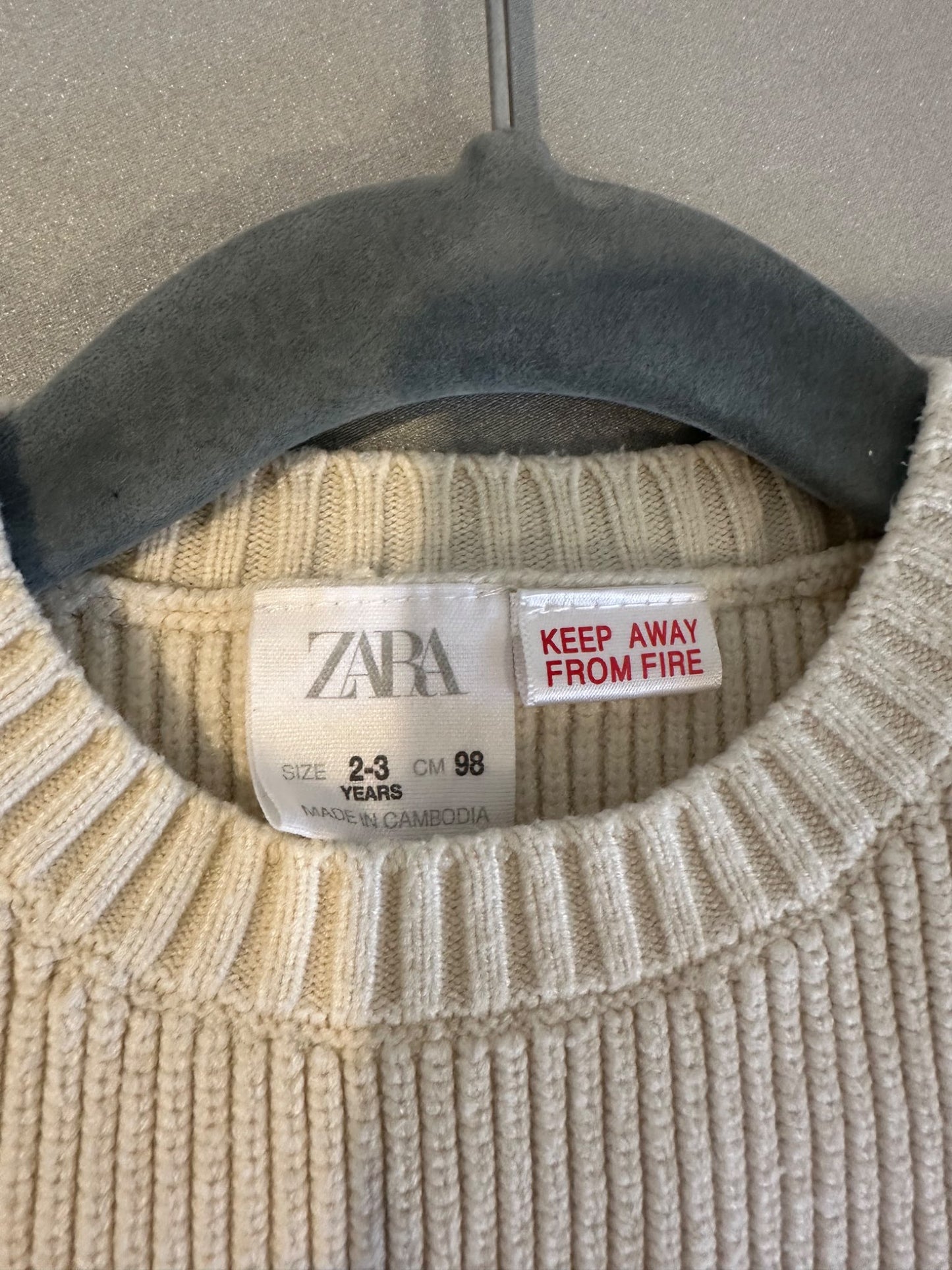 Zara Knit Sweater Vest 2-3 Year, Kids 2T