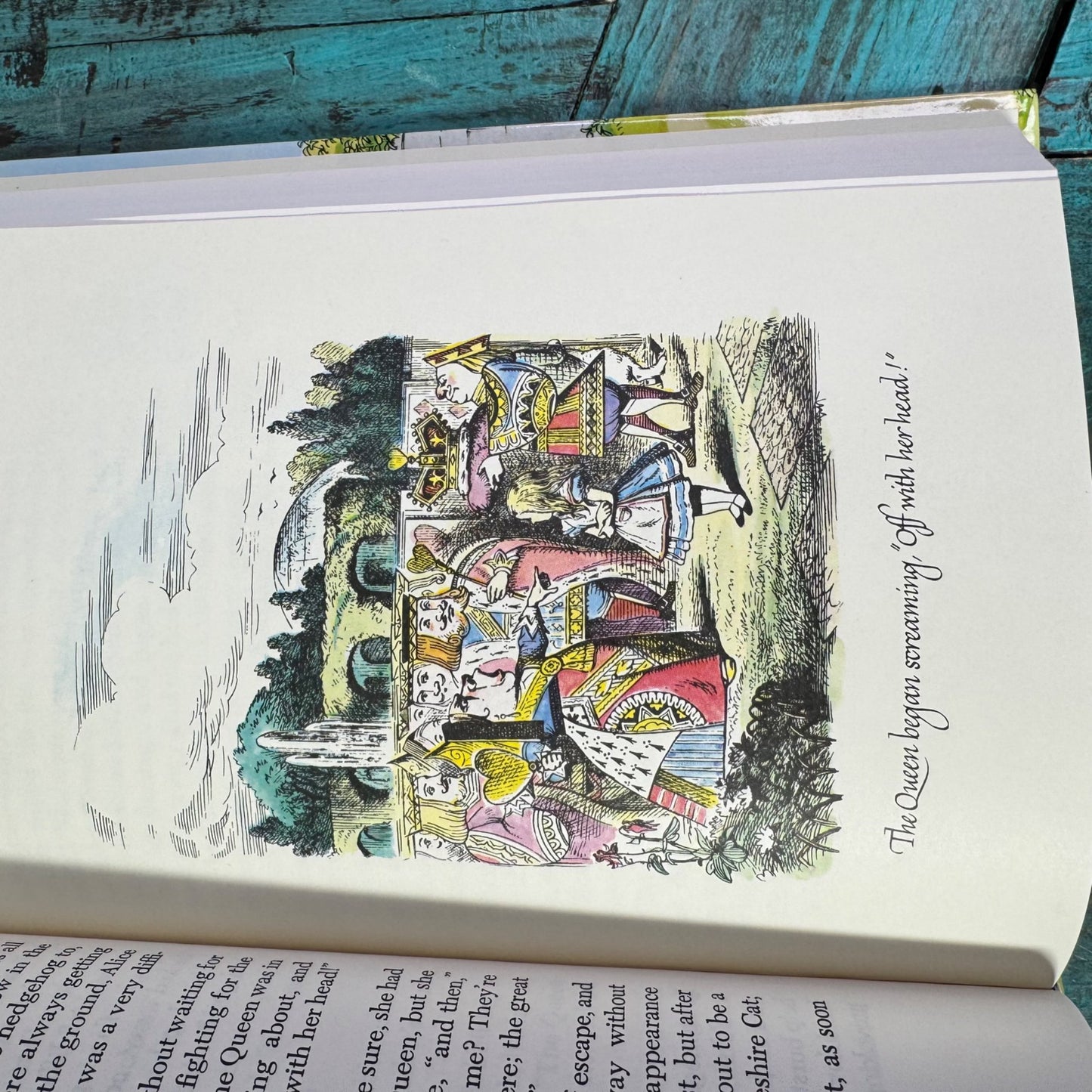 Alice in the wonderland hardcover chapter book