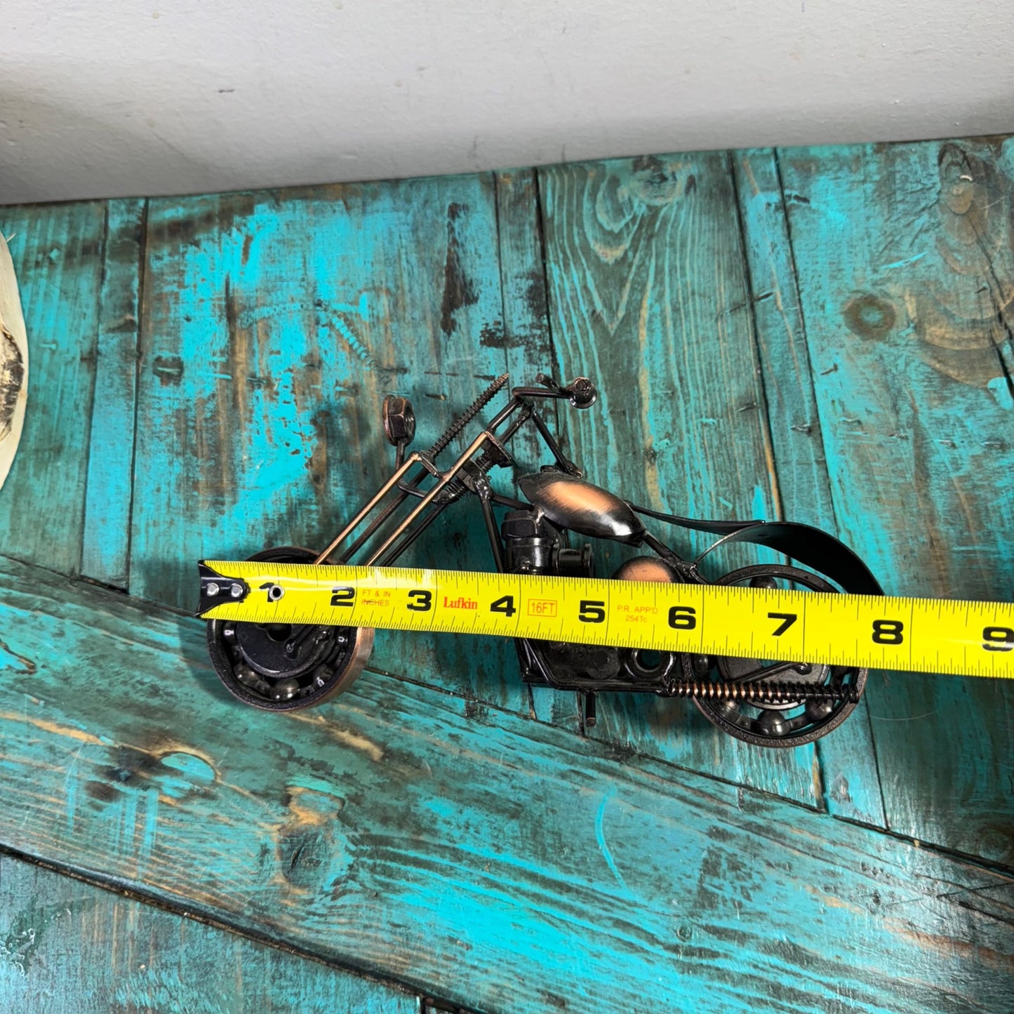 Metal Motorcycle Decor