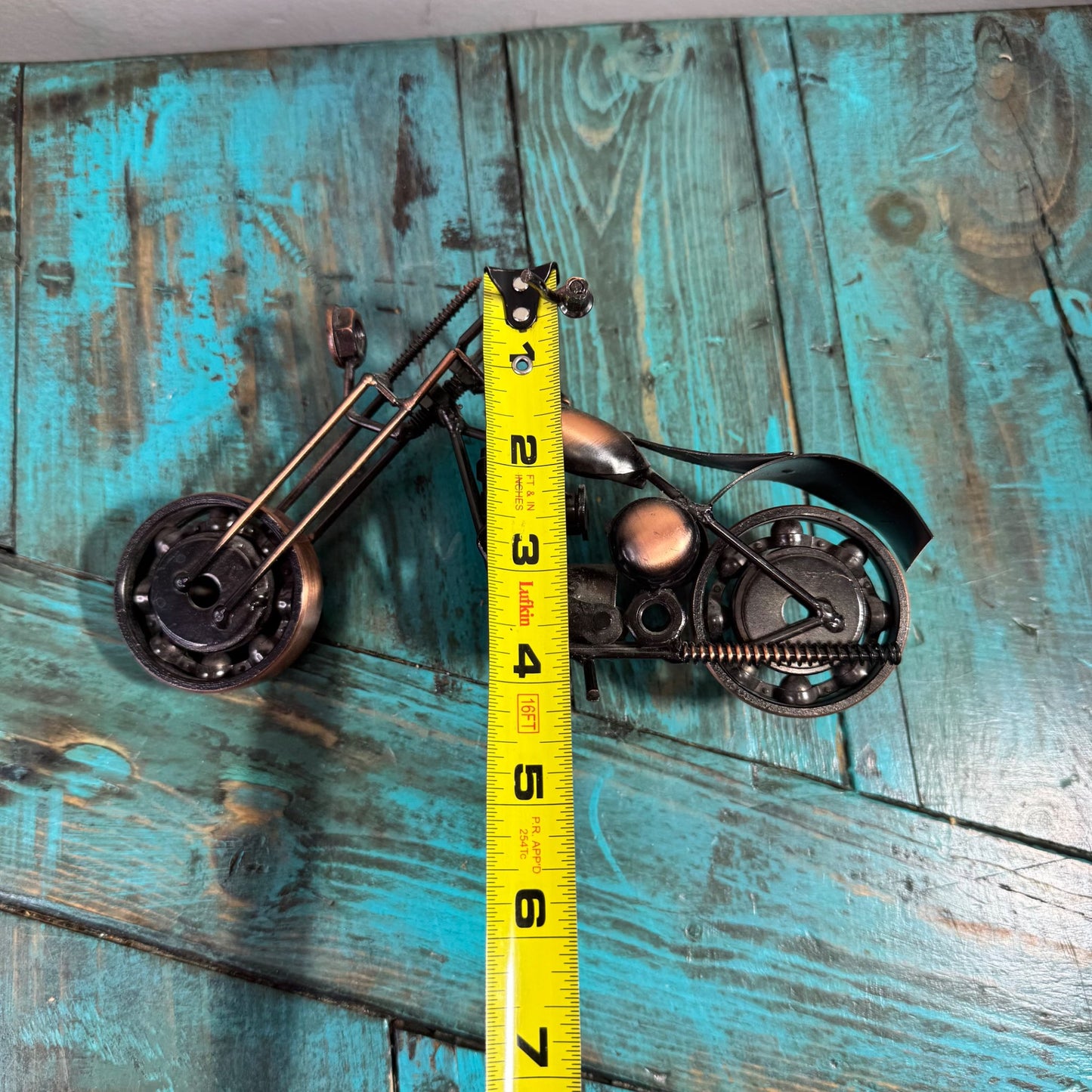 Metal Motorcycle Decor