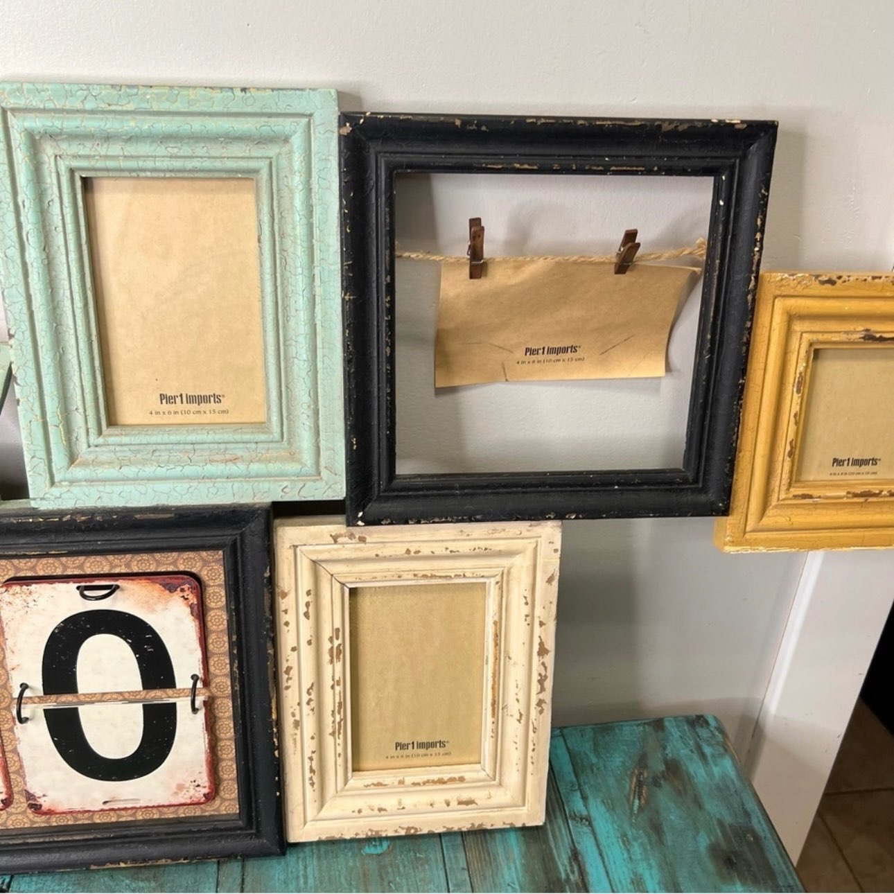 Pier 1 Collage Photo Frames Calendar Retails $169