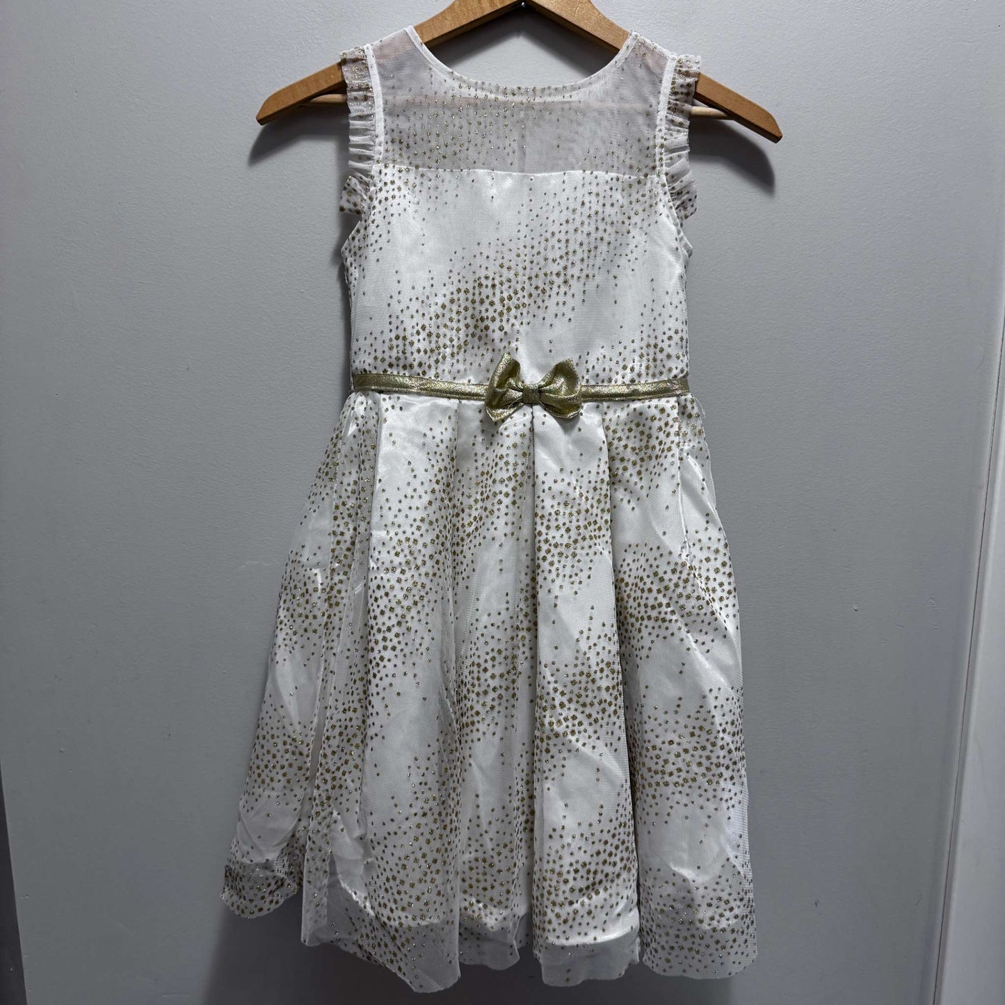 Size 8 Jona Michelle Glitter Tulle Holiday Dress, Kids 7 & 8 (small)