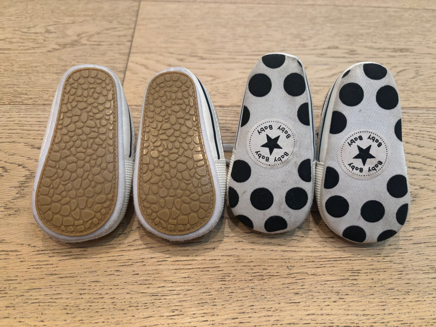 2 pairs, size 1 baby shoes , Shoes 1 (Baby: 0-12 mth)