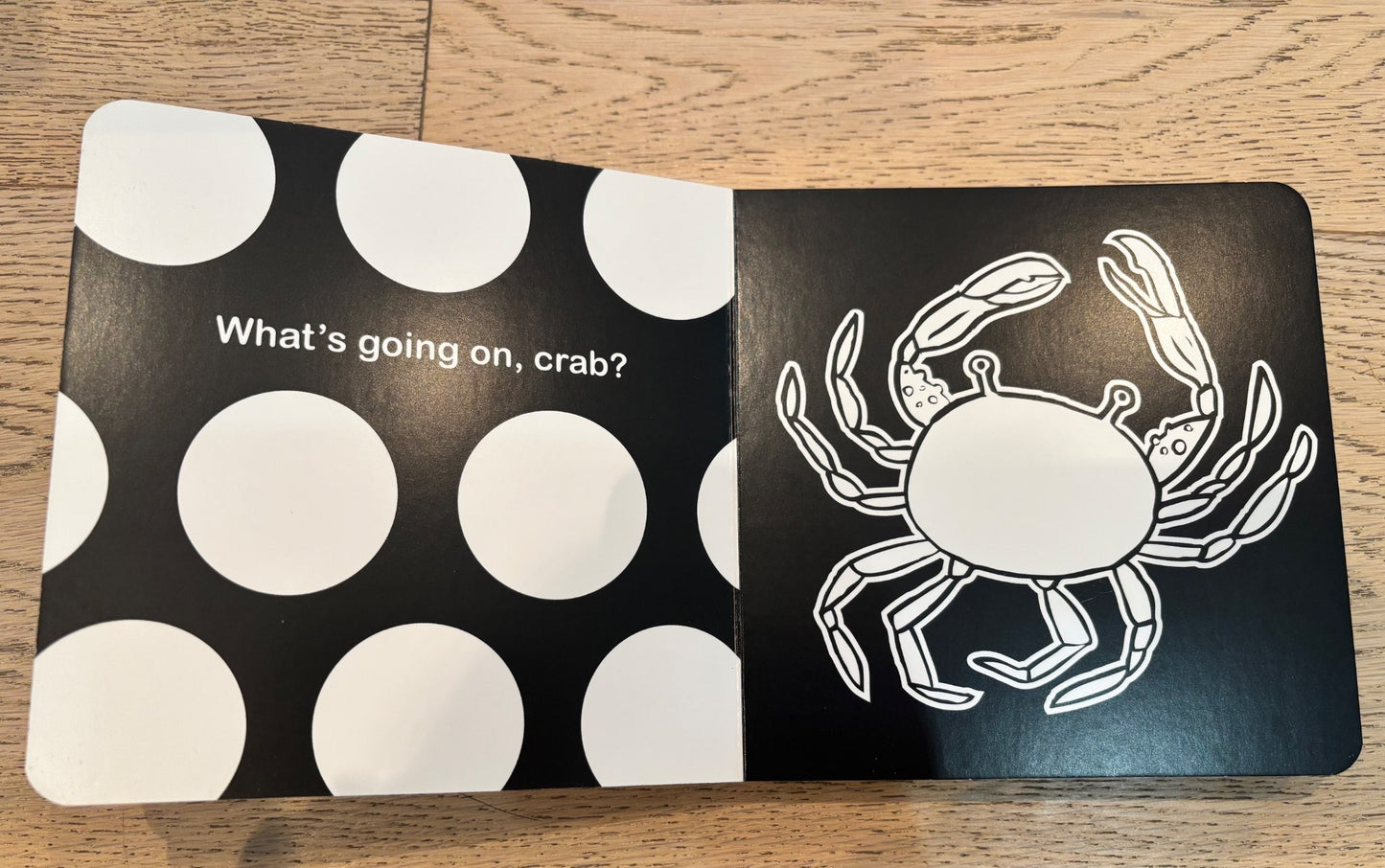 High contrast baby book, infant