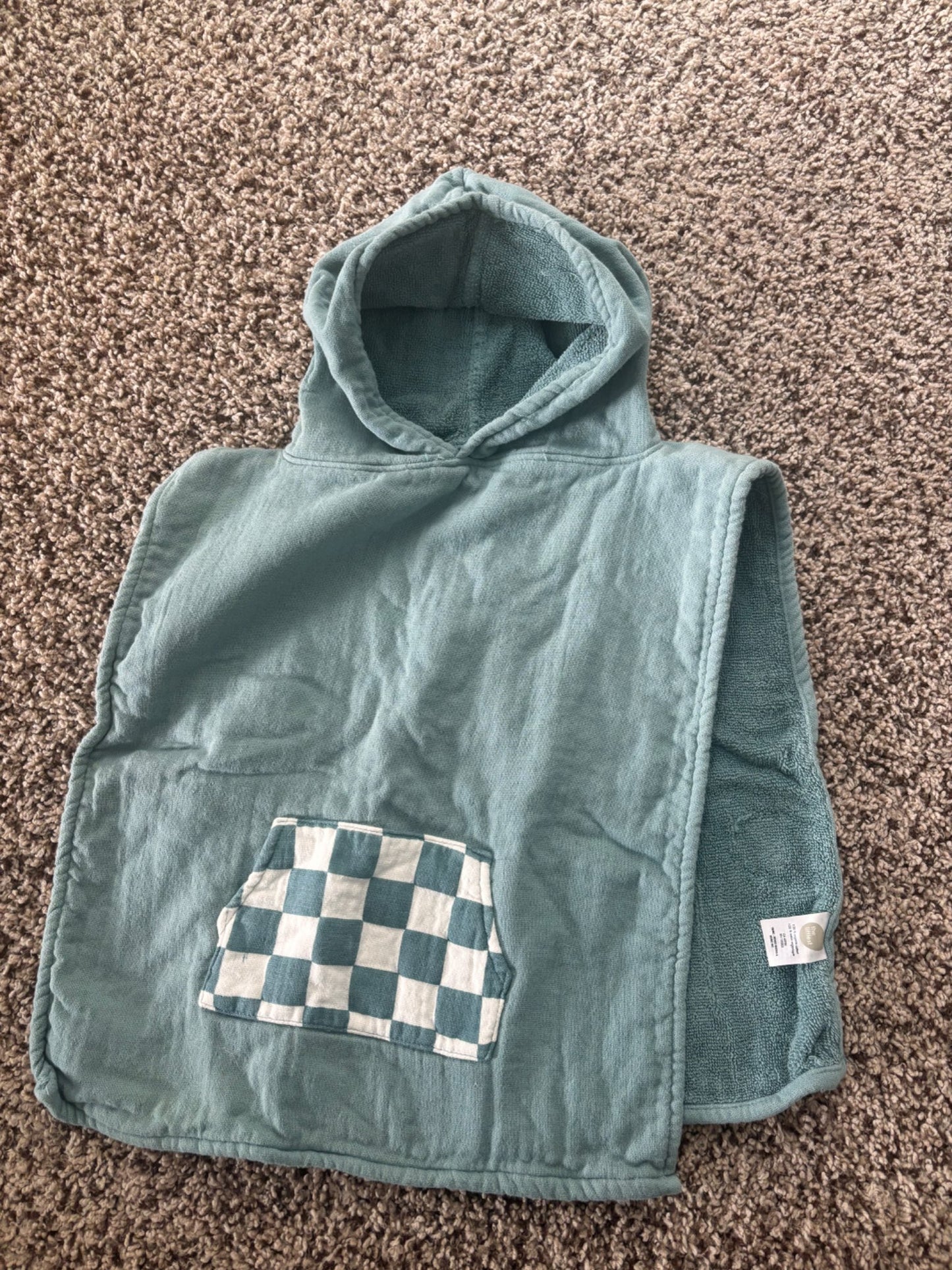 The Littlest pull-over towel