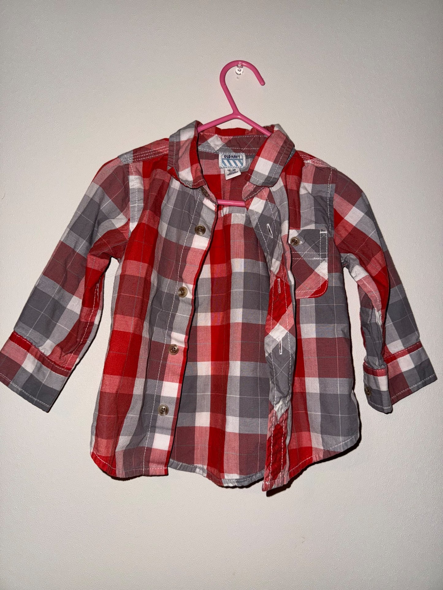12-18M Boy’s Plaid Shirts, Kids 18 Month (12-18M)