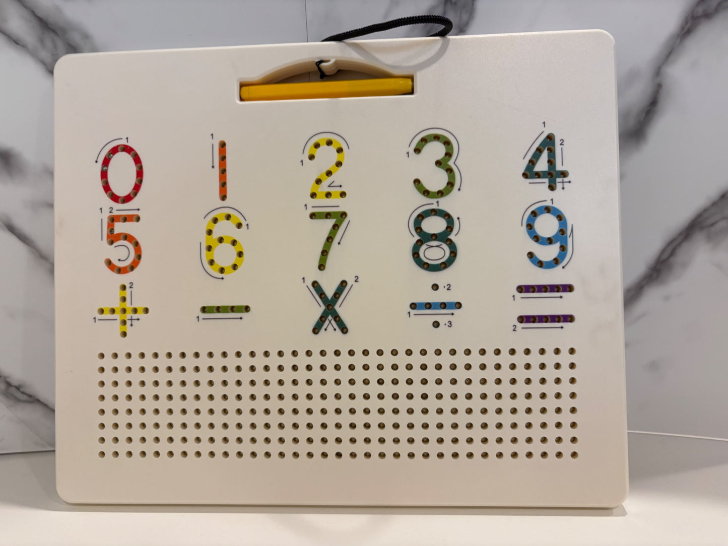Magnetic Letter Tracing Board w/magnetic stylus