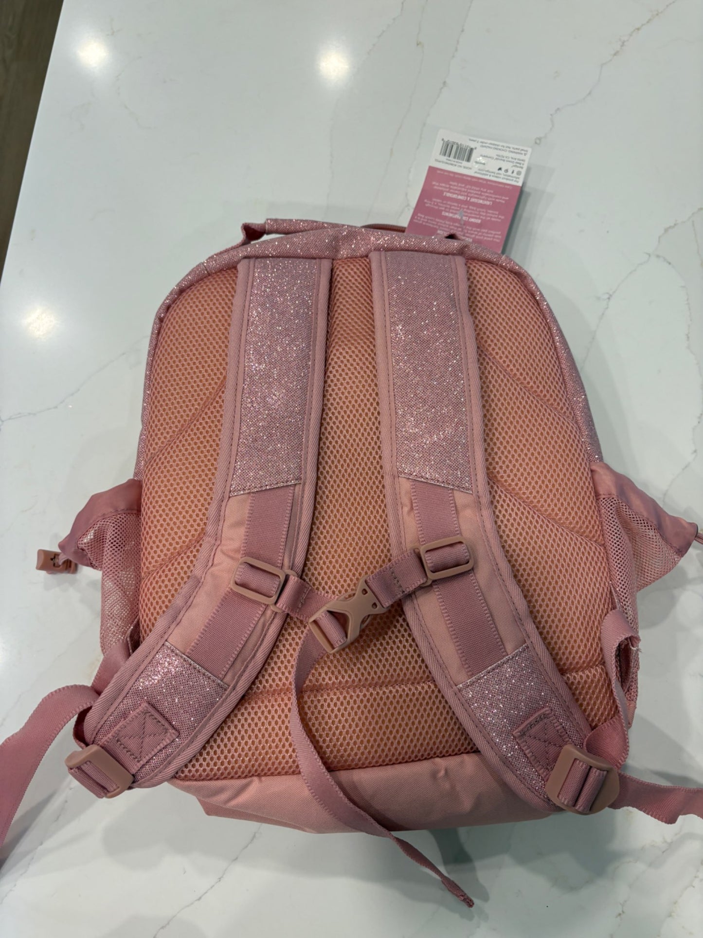 NWT Bentgo Pink Glitter Backpack