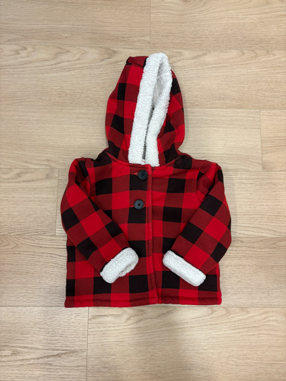 NWT - Buffalo Plaid Sweater/Jacket, Kids 24 Month (18-24M)