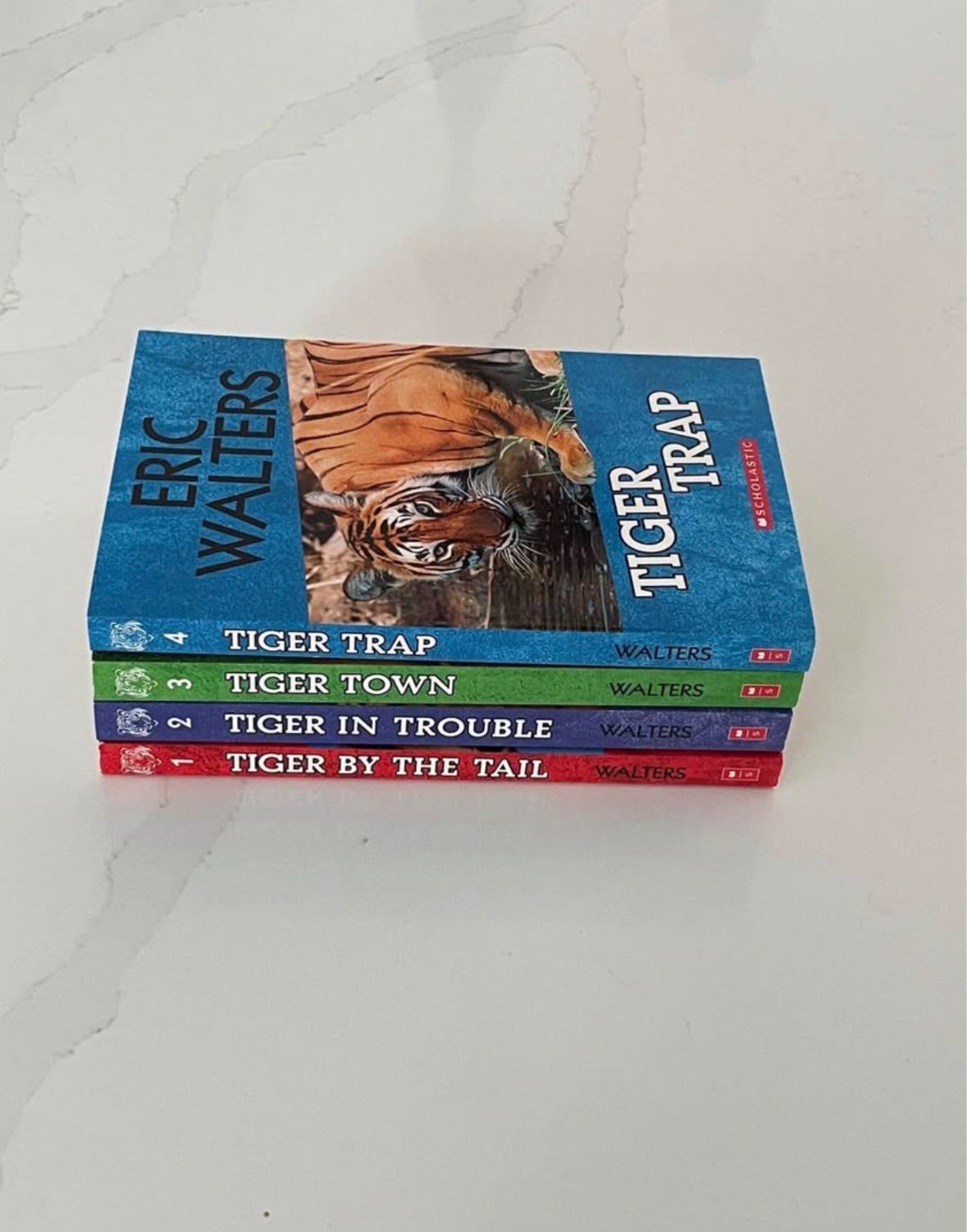 NWOT Set of 4 books - Tiger Series books by Eric Walters