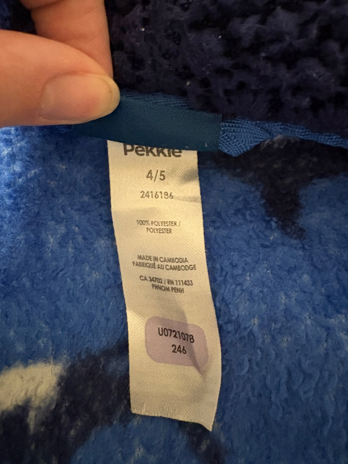pekkle Shark bath robe , Kids 4/4T
