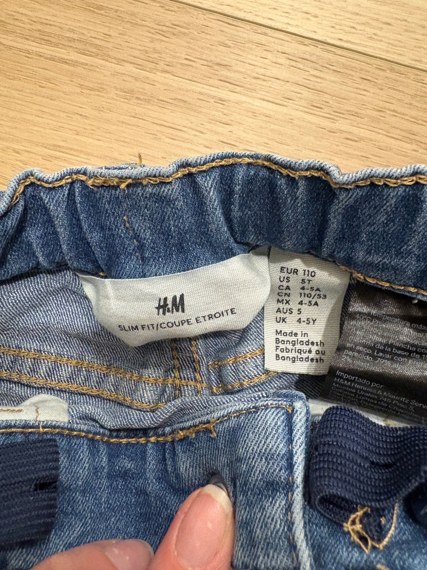 Set of 2 H&M Slim Fit Jean’s size 5 , Kids 5/5T