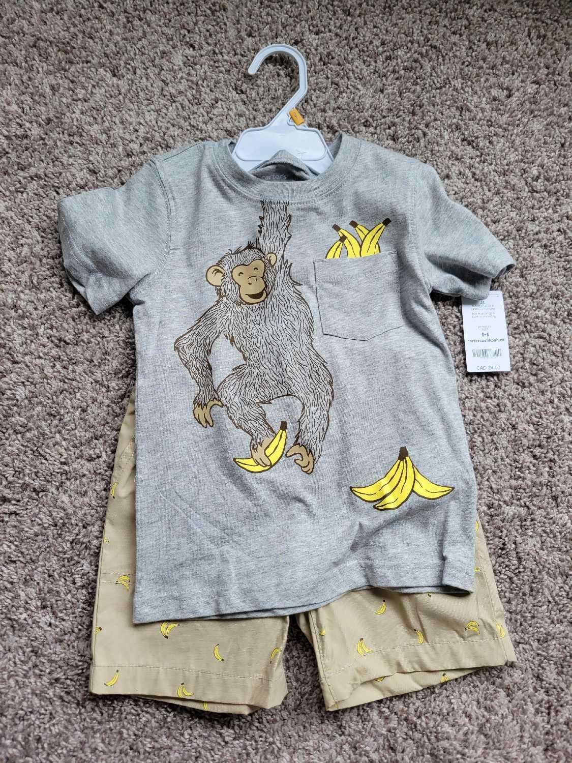 4 Pcs Bundle 3T/ 3T-4T ( New Carters (Retail 24.00), EUC ZARA and Mi fi), Kids 3T