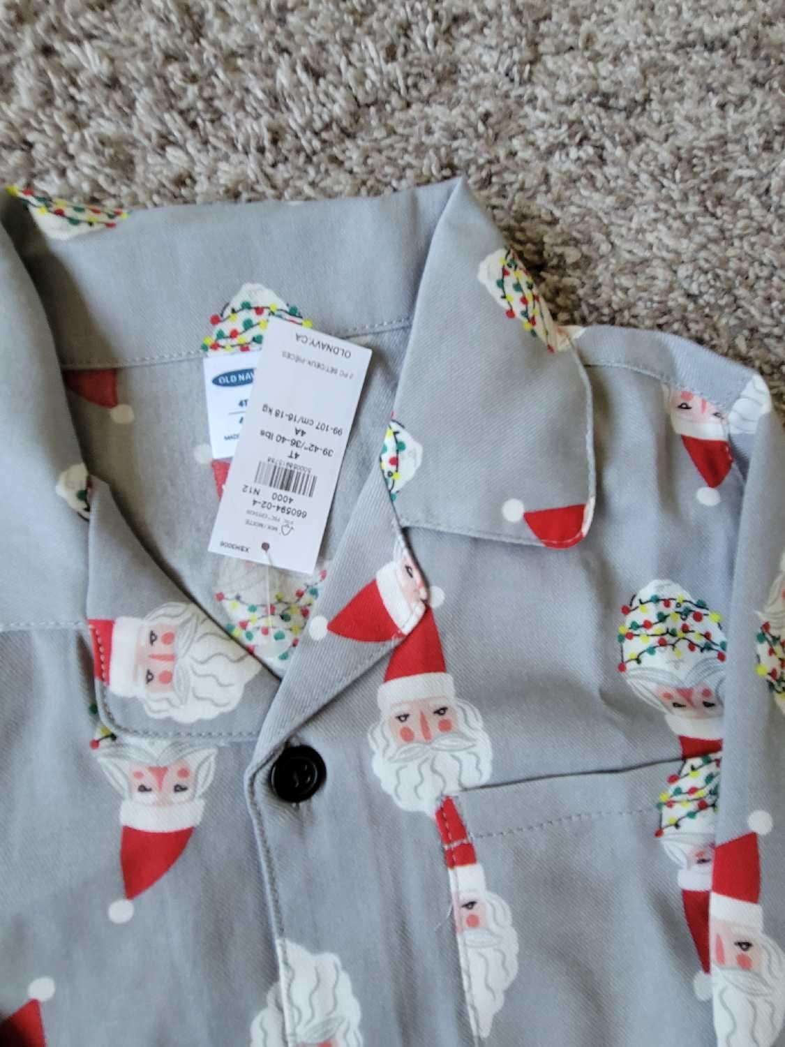 Sibling Matching Christmas Pjs 18-24M and 4T from Old Navy , Kids 24 Month (18-24M)