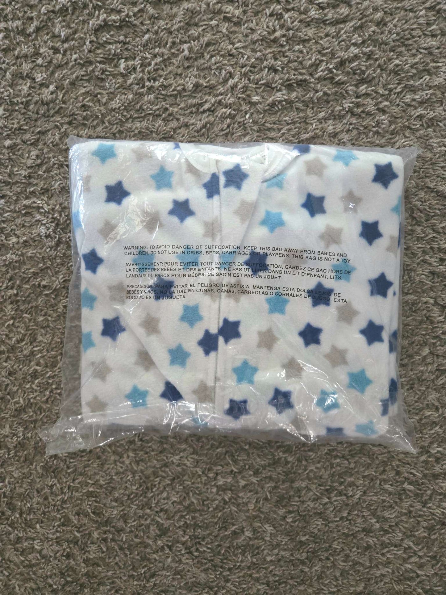 Zipadee Sleeping Baby Fleece XL, 2T, 3T & 4T+