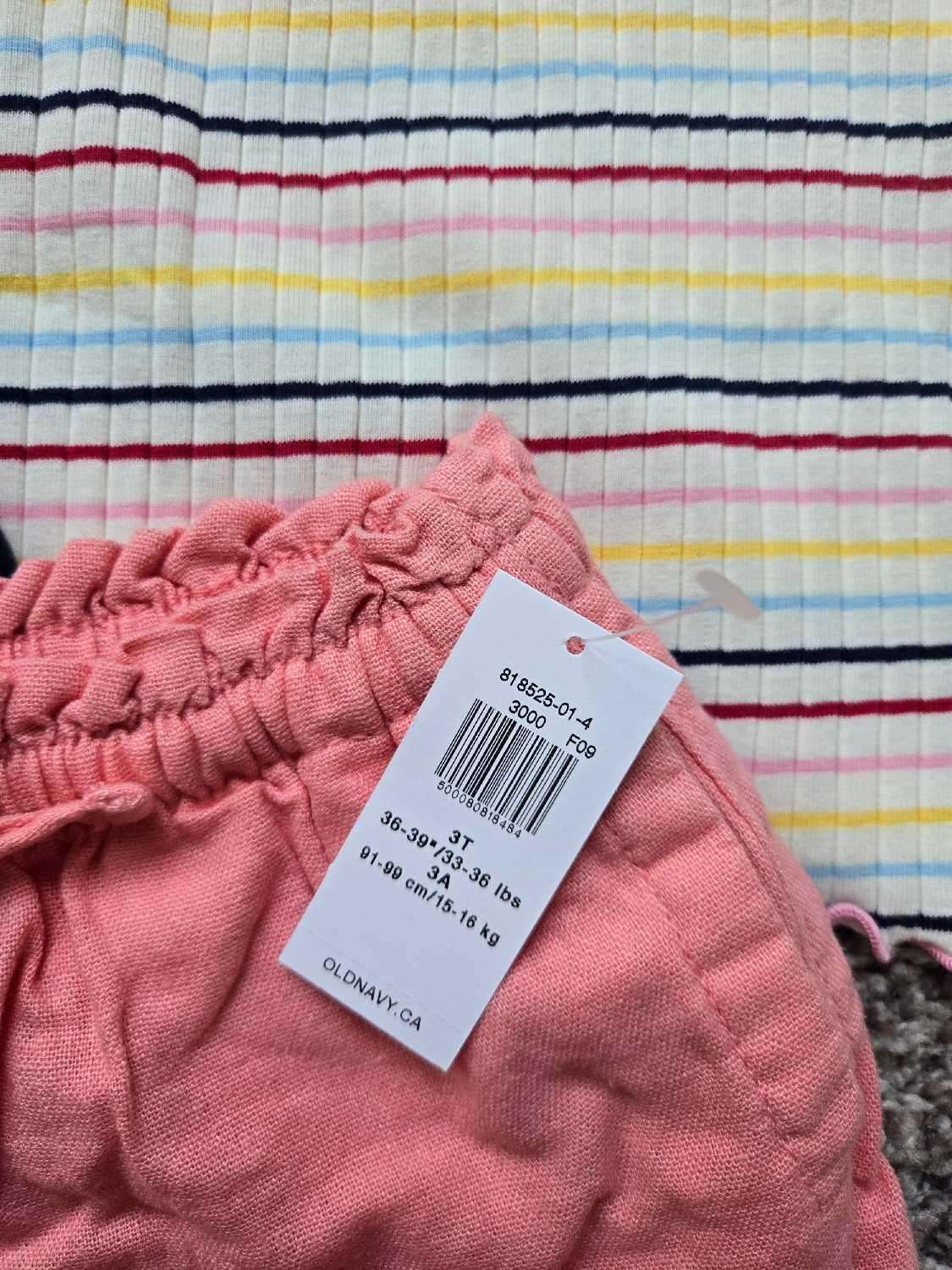 3Pcs 3T Bundle: 2T Shirts and Shorts , Kids 3T