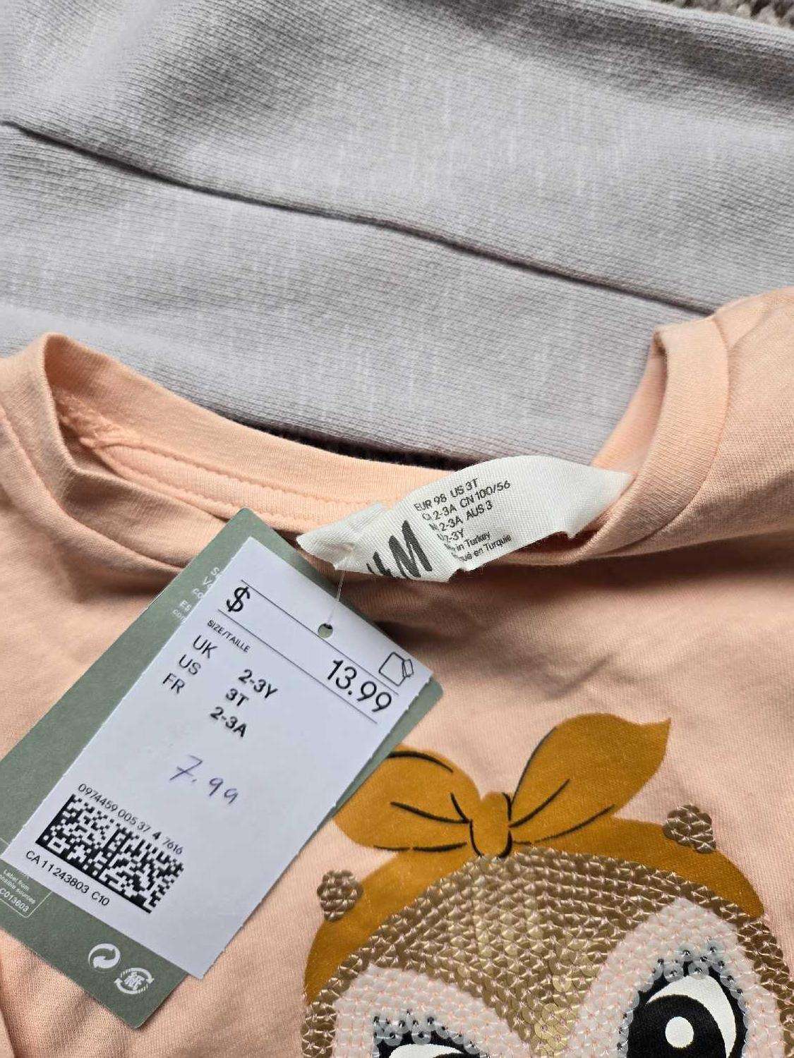 2 Pcs Tops Bundle 2-3T ( Zara and H&M)