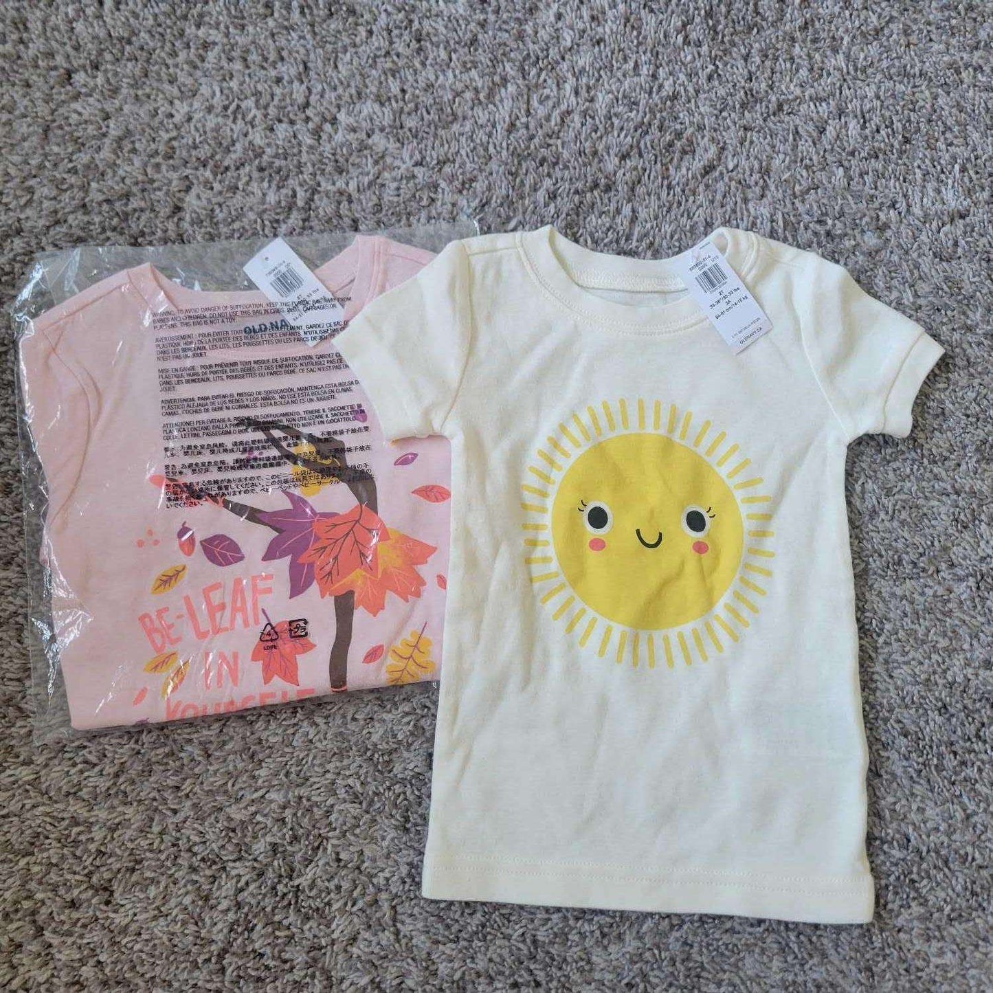 2 Shirts from Old Navy, Kids 2T