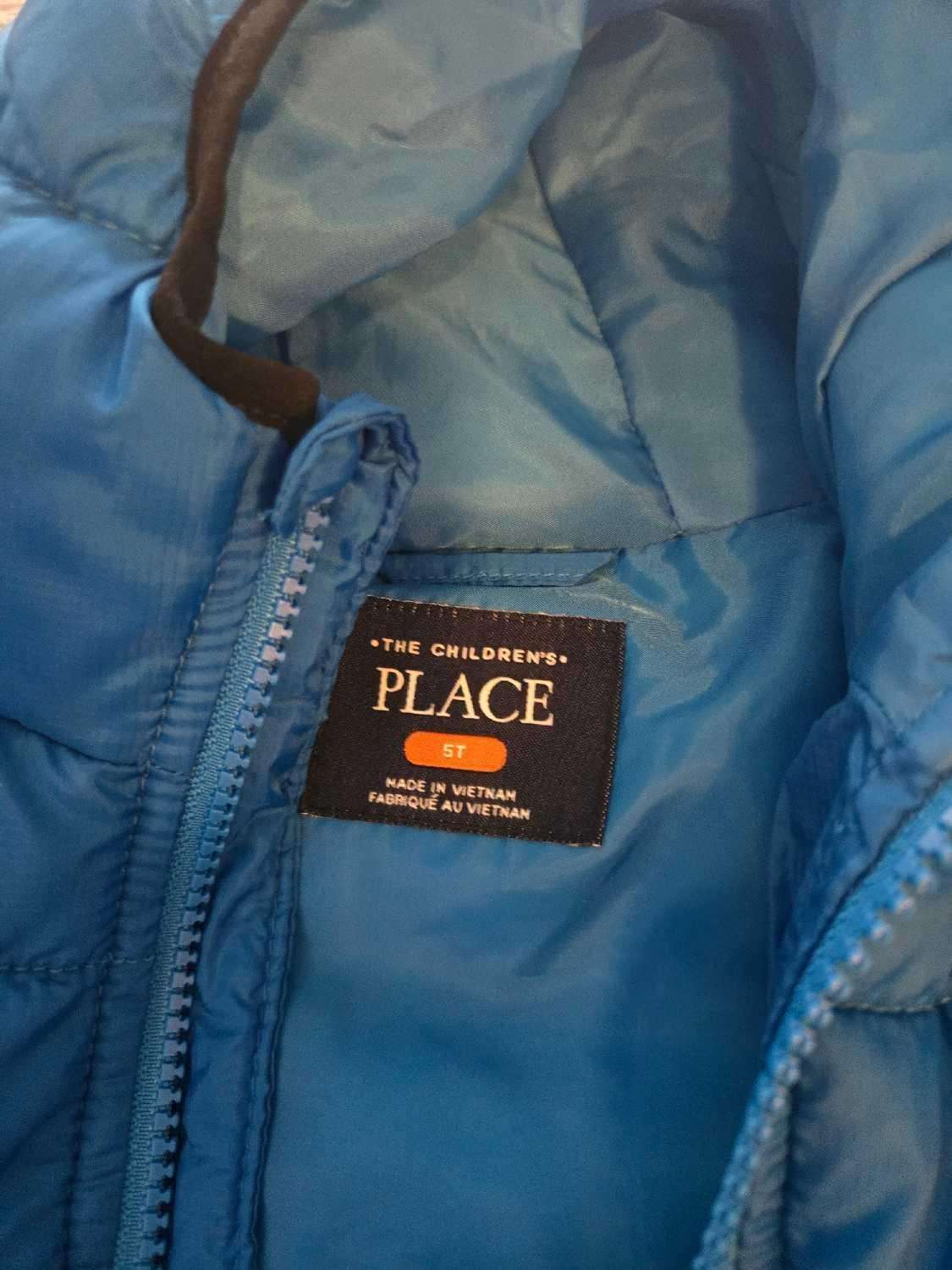 Children's Place Blue Fall Jacket 5T, Kids 5/5T (extra small)