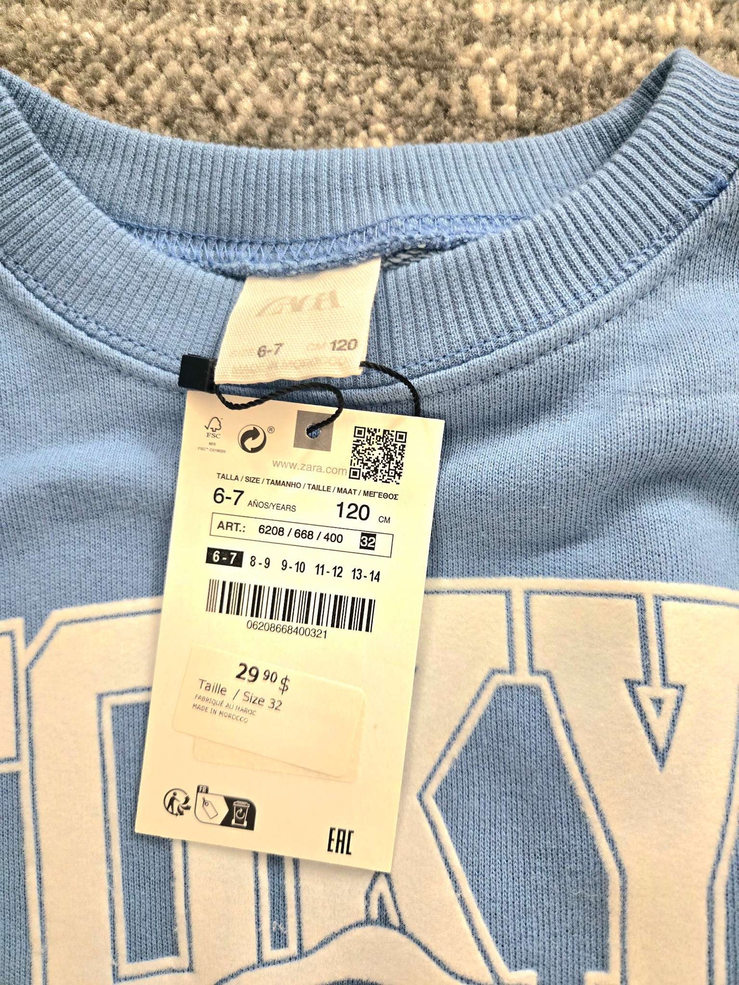 4 Long Sleeves Shirts 6-7T, Kids 6/6X (extra small)