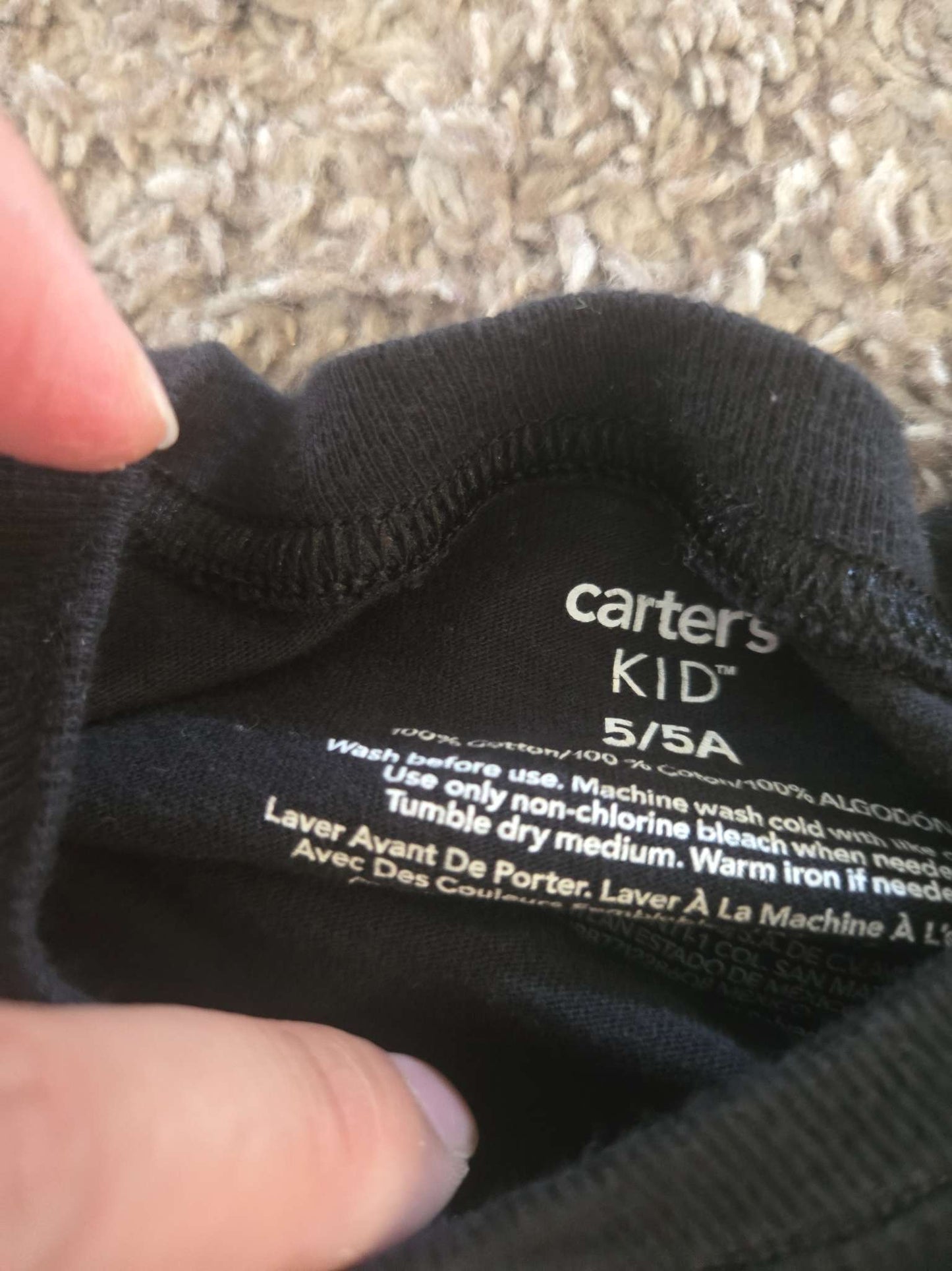 4 Pcs Long Sleeves -George, GAP and Carters  5T, Kids 5/5T (extra small)