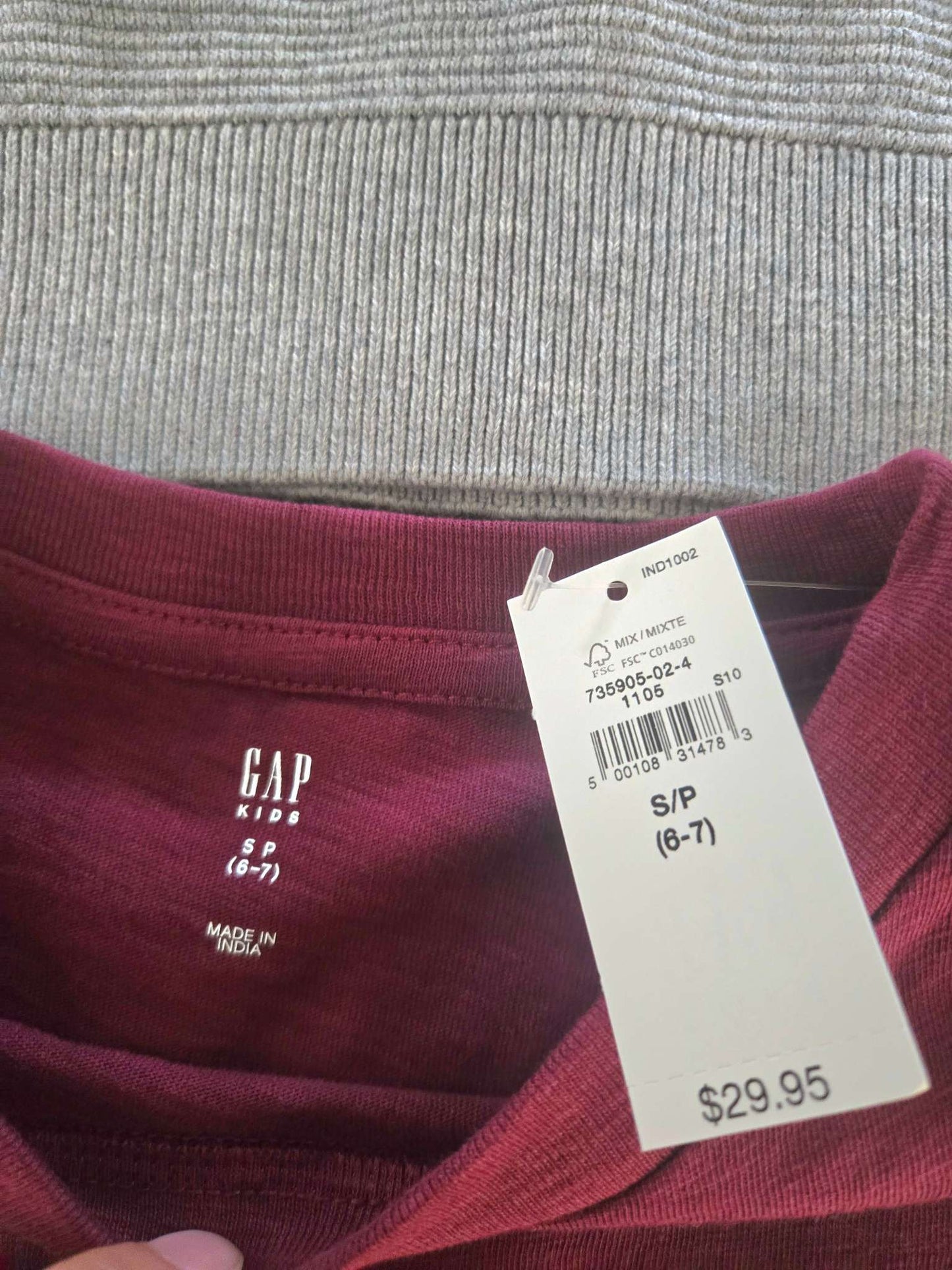 4 Long Sleeves 6-7T Zara, GAP, H&M and Wooly Doole, Kids 6/6X (extra small)