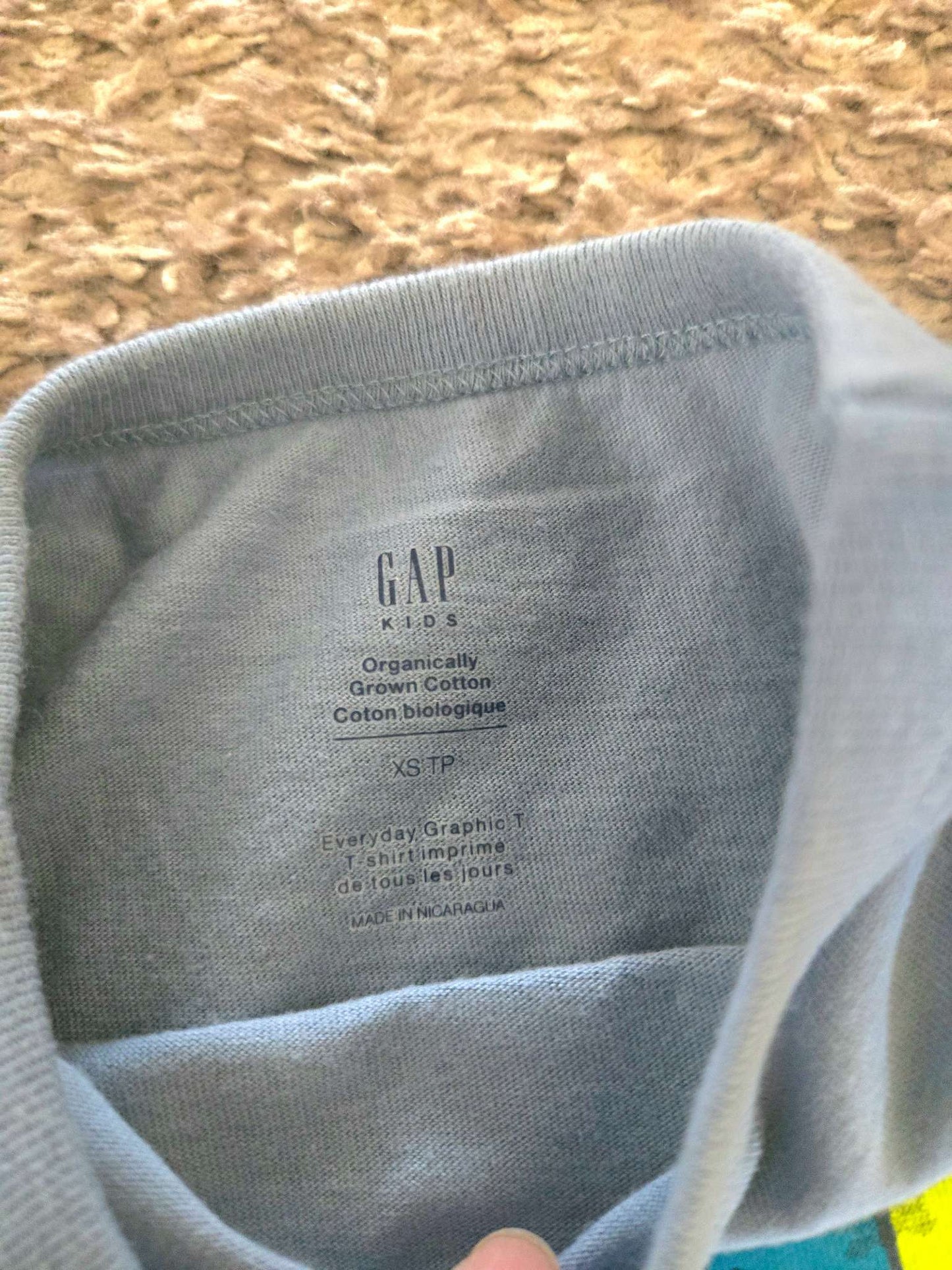 3 PCS T Shirts all from GAP 5T (2 New Retails 12.99 and $29.95) and 1 EUC, Kids 5/5T (extra small)