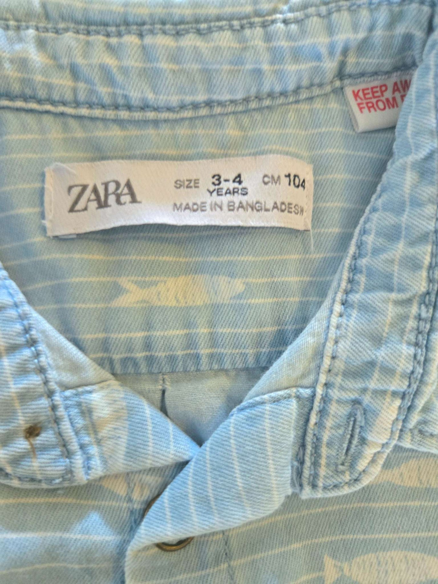 3 Shirts from Zara 3-4T, Kids 3T