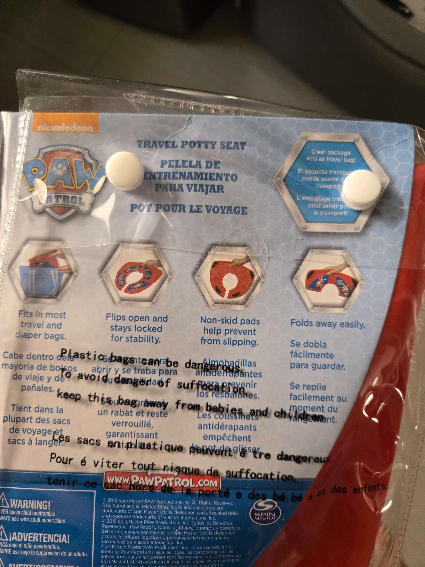 Paw Patrol Potty Travel Seat