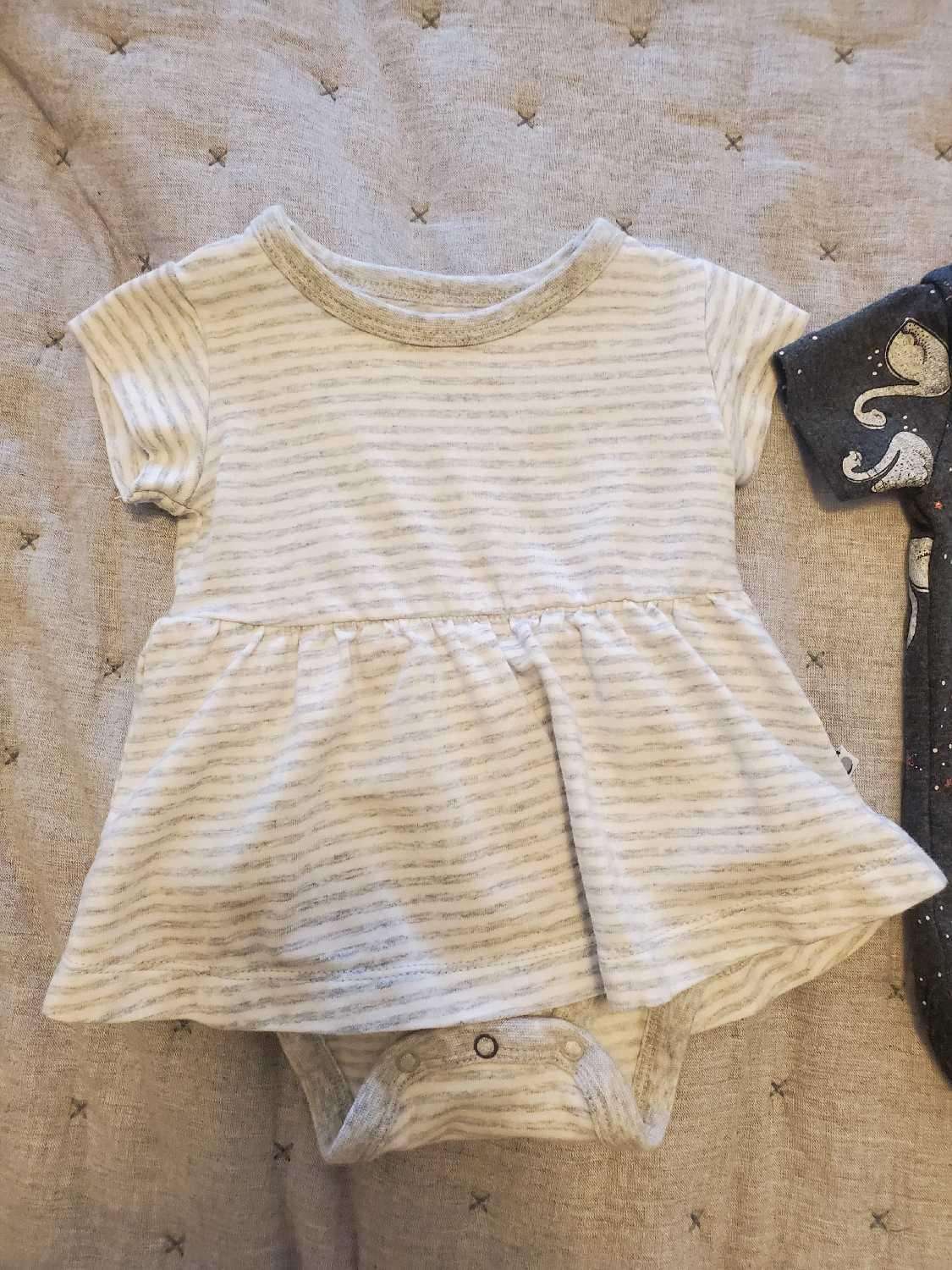 Petit lem -onsies and a dress 3 months, Kids 3 Month (0-3M)