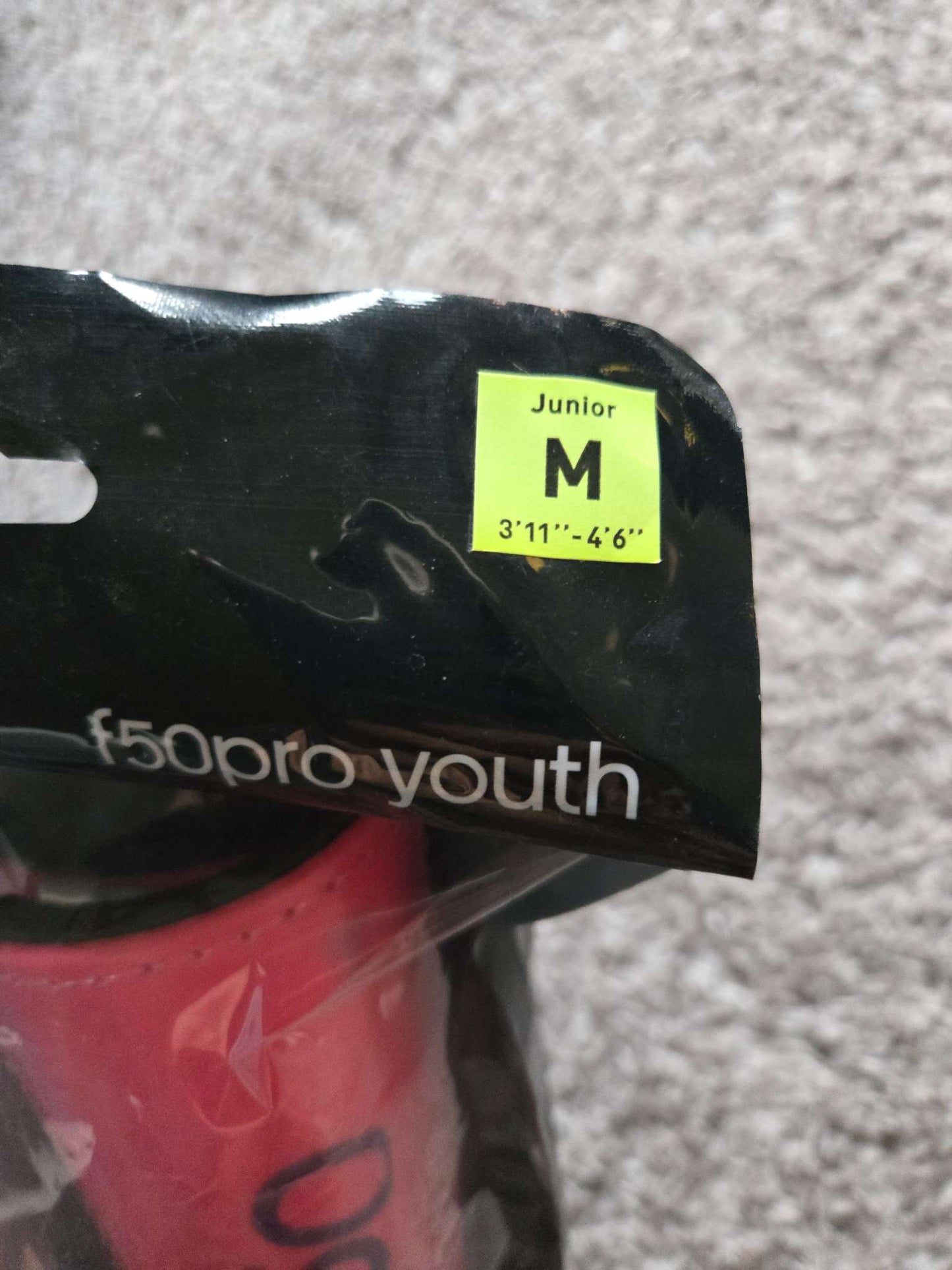 Adidas Performance F50 Youth Shin Guards M- Pink, Shoes 1 (Kids:4-8yr)