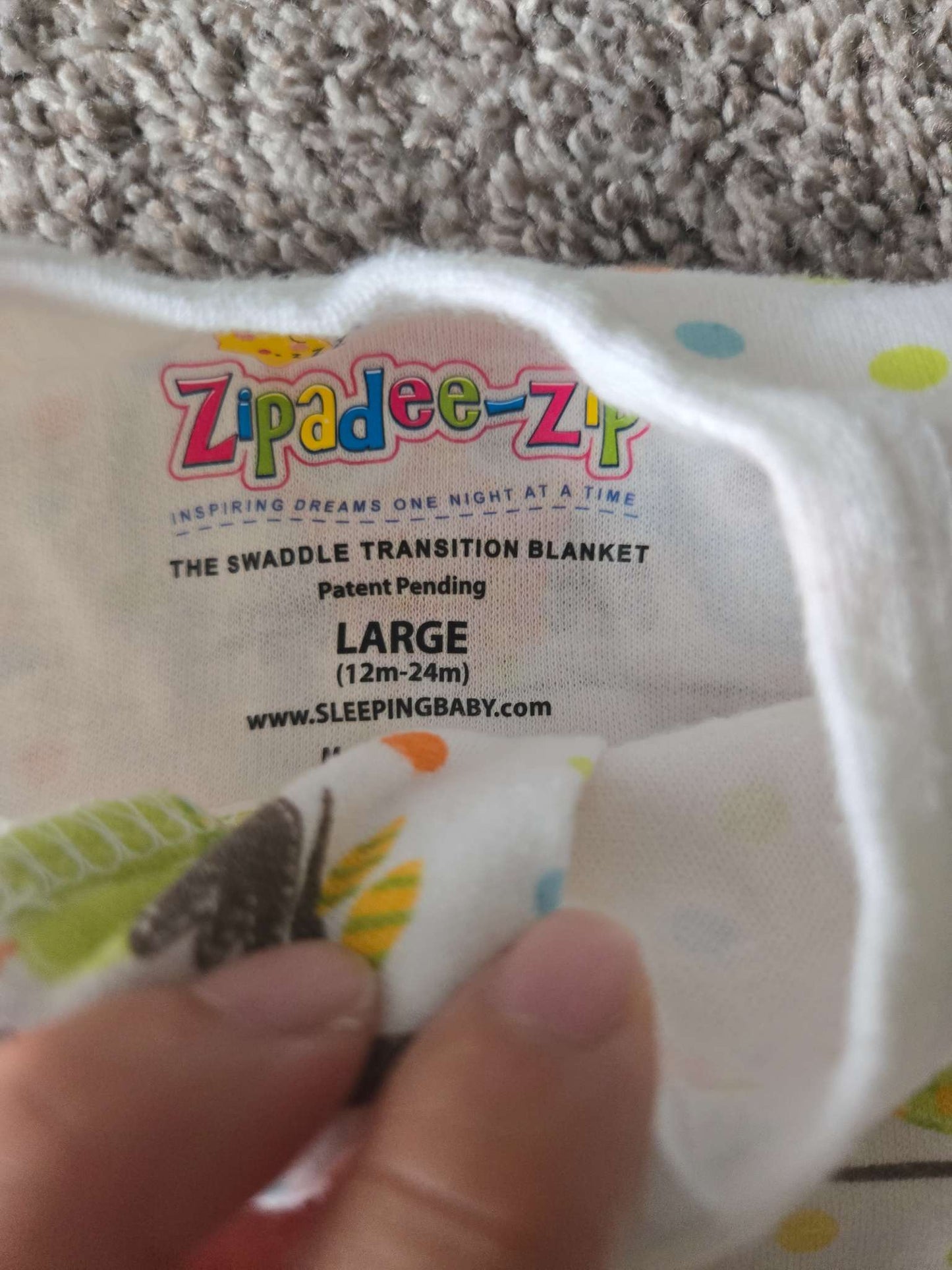 Zipadee Owl Large 12-24 Months (Retails for $58+), 12-18 Months (Large)