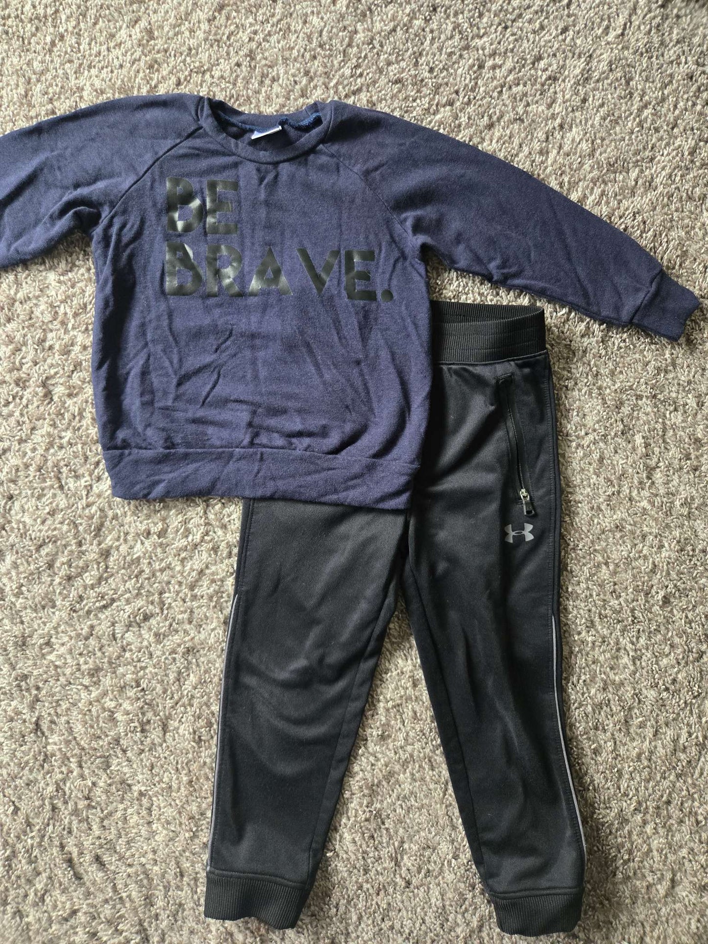 2 Pcs Outfit ( Posh and Cozy and Under Armor) 3T, Kids 3T