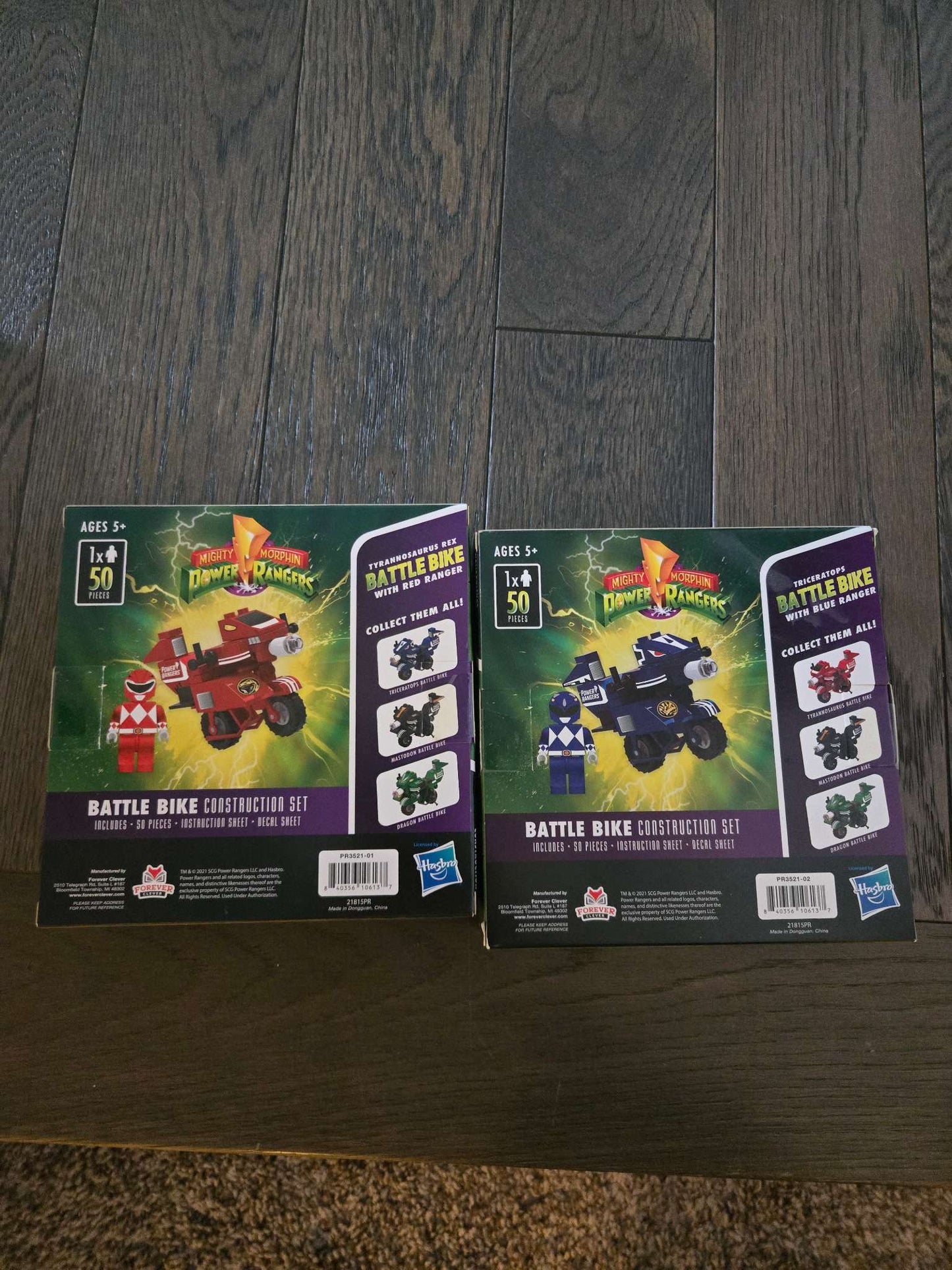 2× Power Ranger 50 Pcs Battle Bike Construction Sets