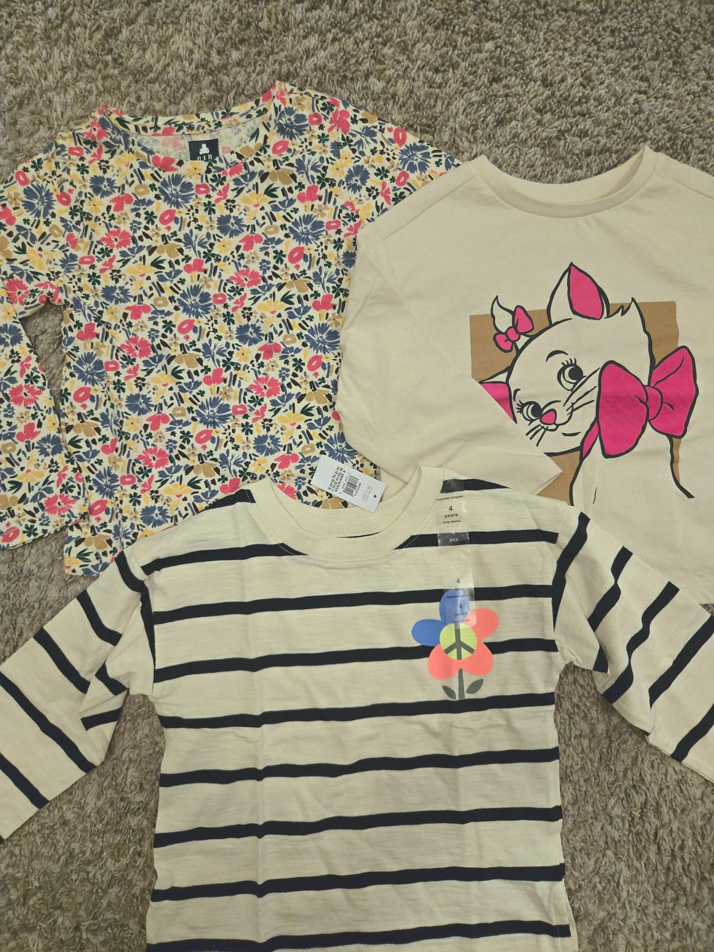 3 Shirts GAP Bundle 4T, Kids 4/4T