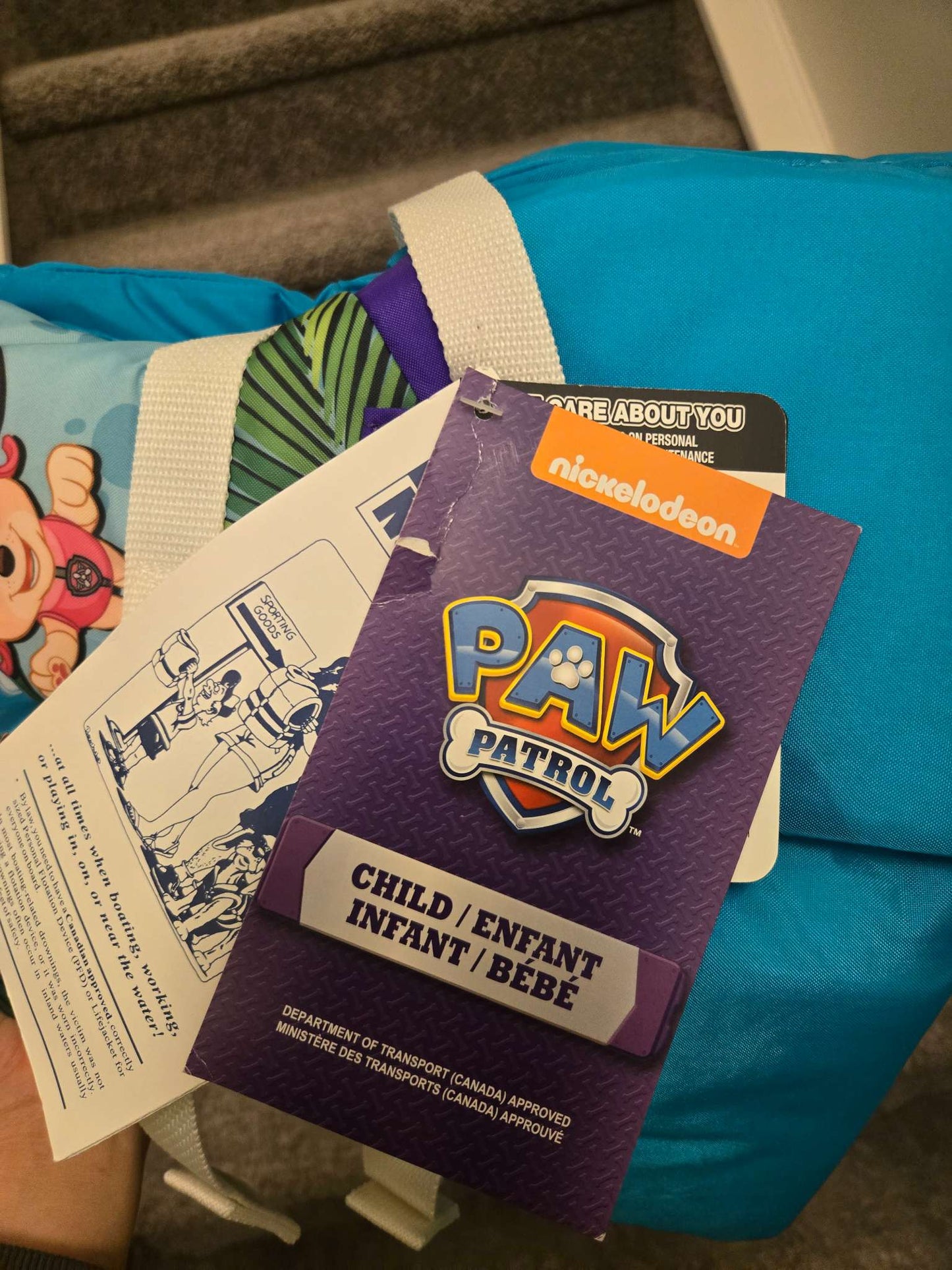 Paw Patrol Life Jacket 30-60Lbs