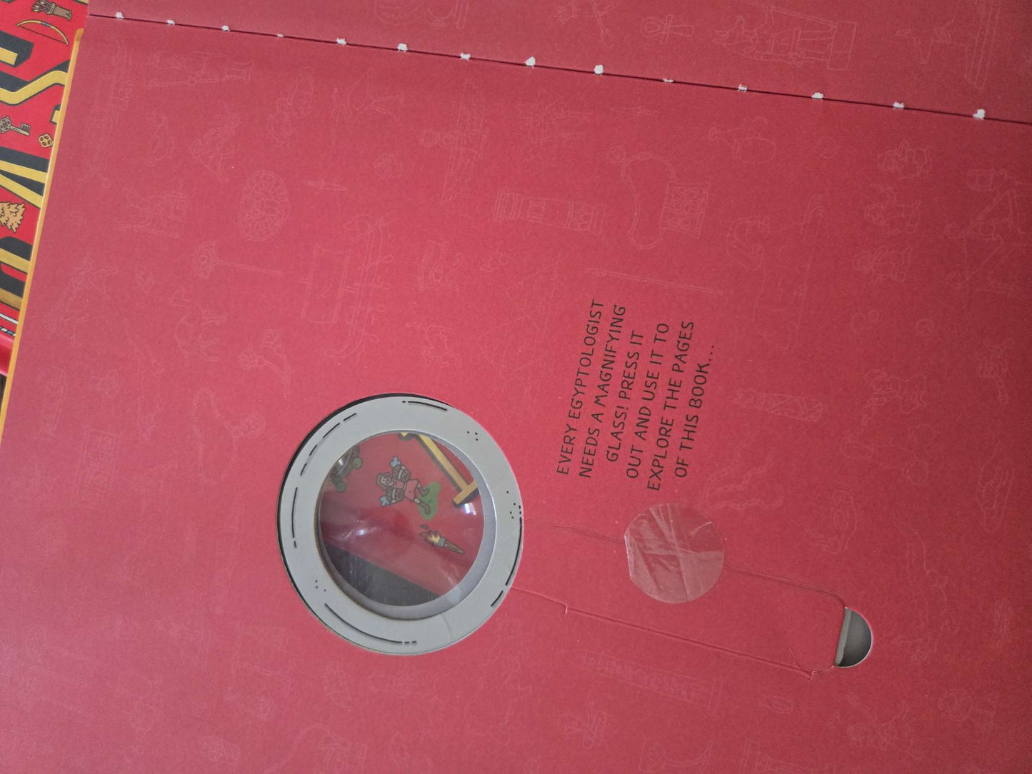 3 Books with magnified glasses for i spy