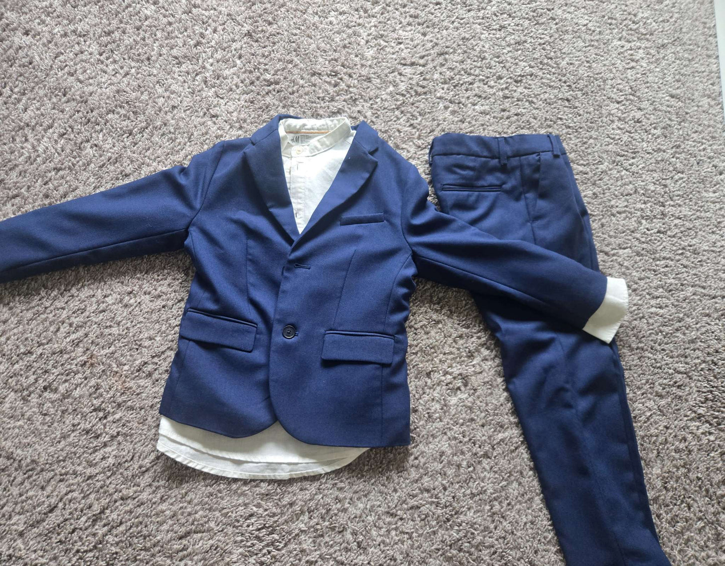 3 Pcs Blue Suit 6T, Kids 6/6X (extra small)