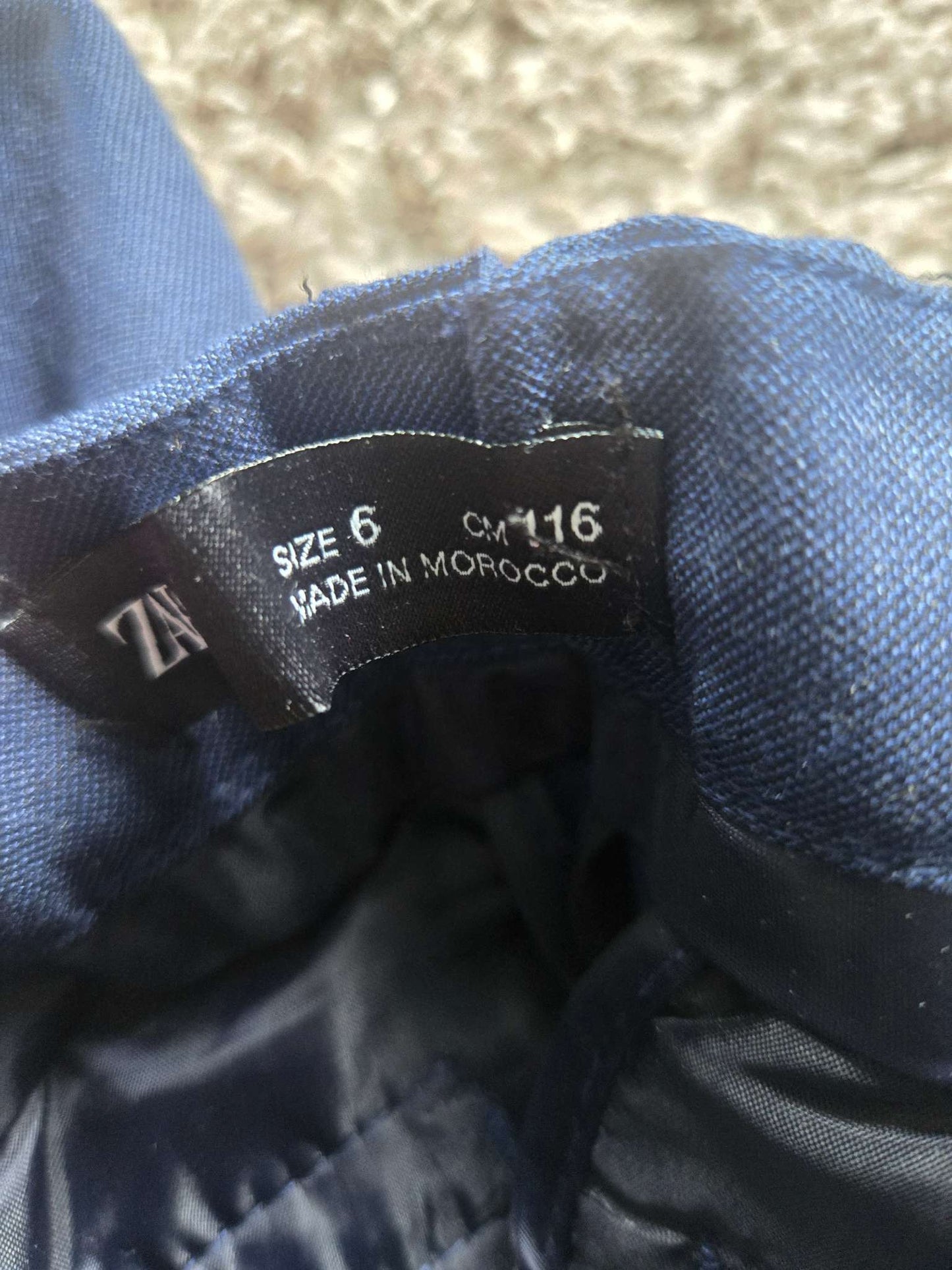 3 Pcs Blue Suit 6T, Kids 6/6X (extra small)