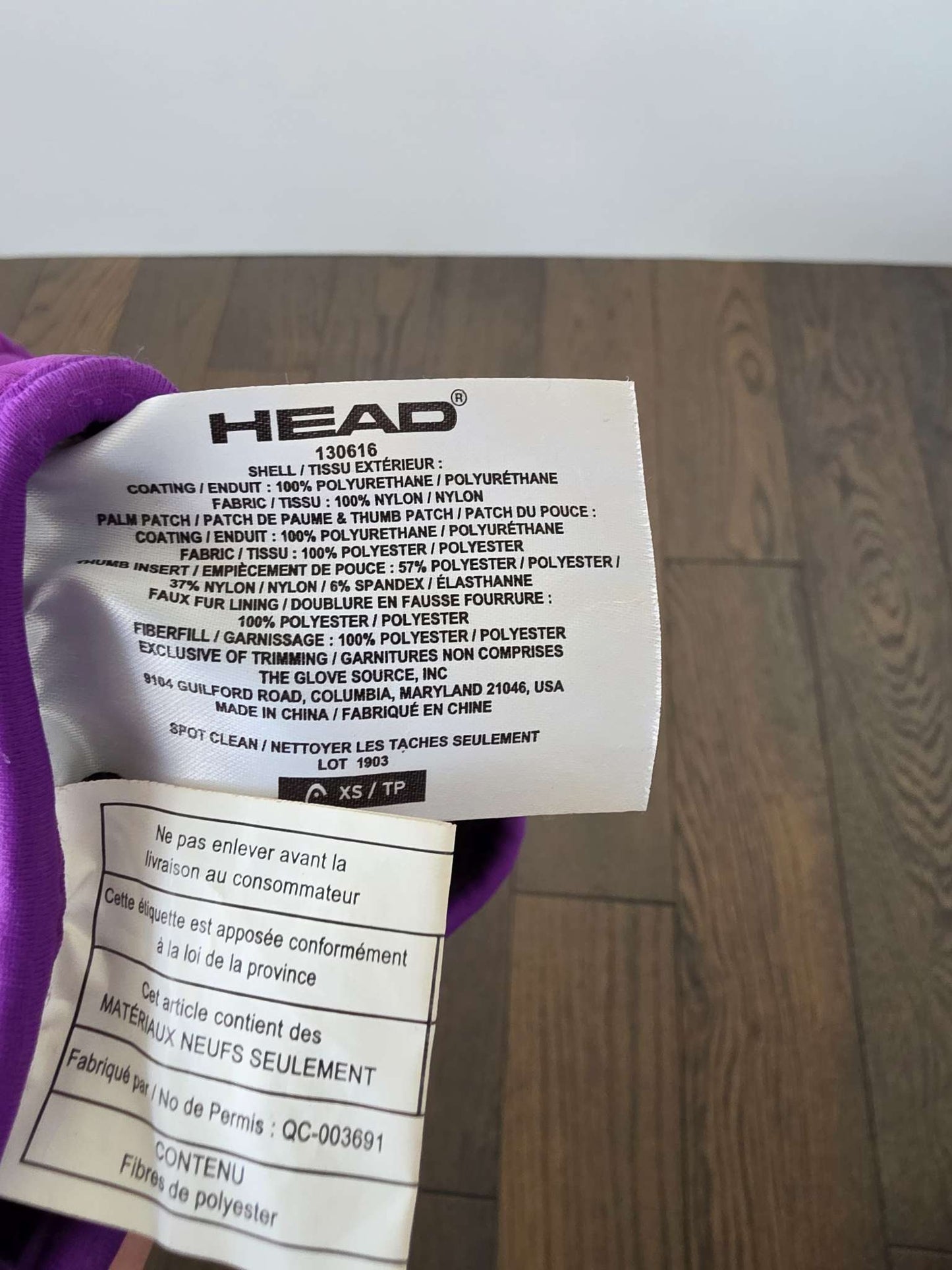 HEAD Ski Mittens- EUC XS 2-4years old